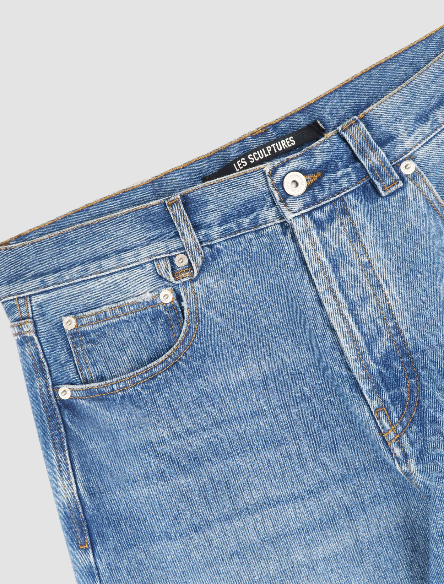 Shop Jacquemus Le De Nã®mes Straight Jeans In Blu