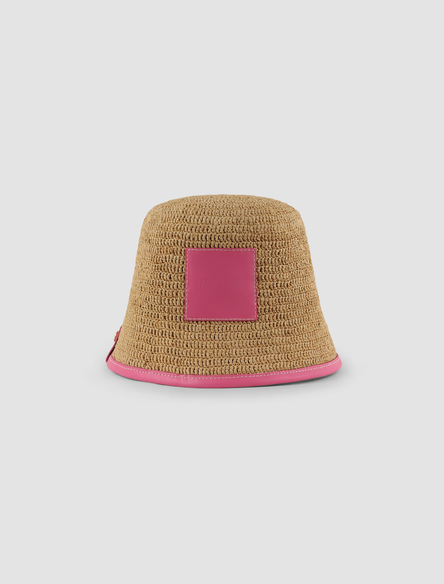 Shop Jacquemus The Bob Soli Hat In Neon Pink