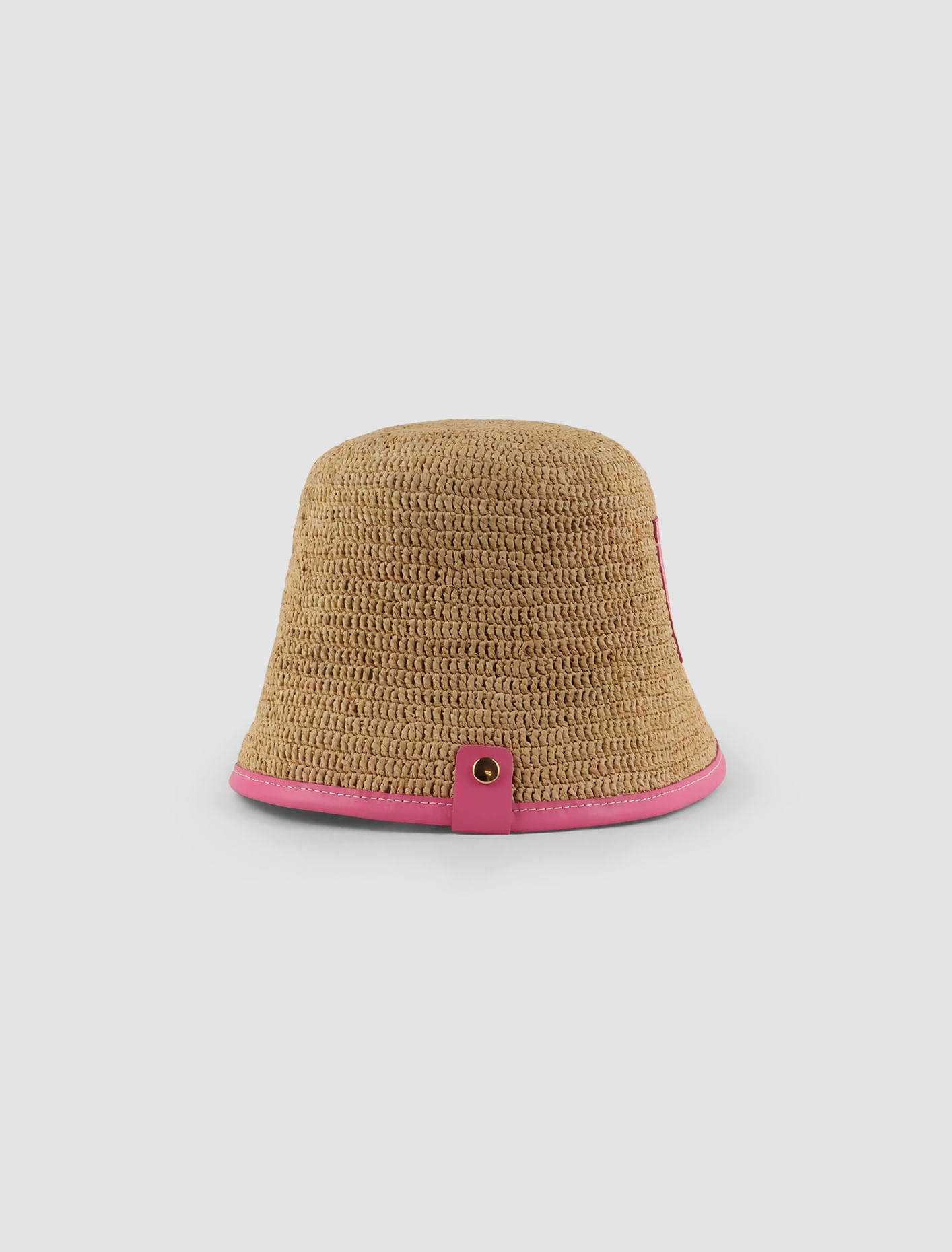 Shop Jacquemus The Bob Soli Hat In Neon Pink