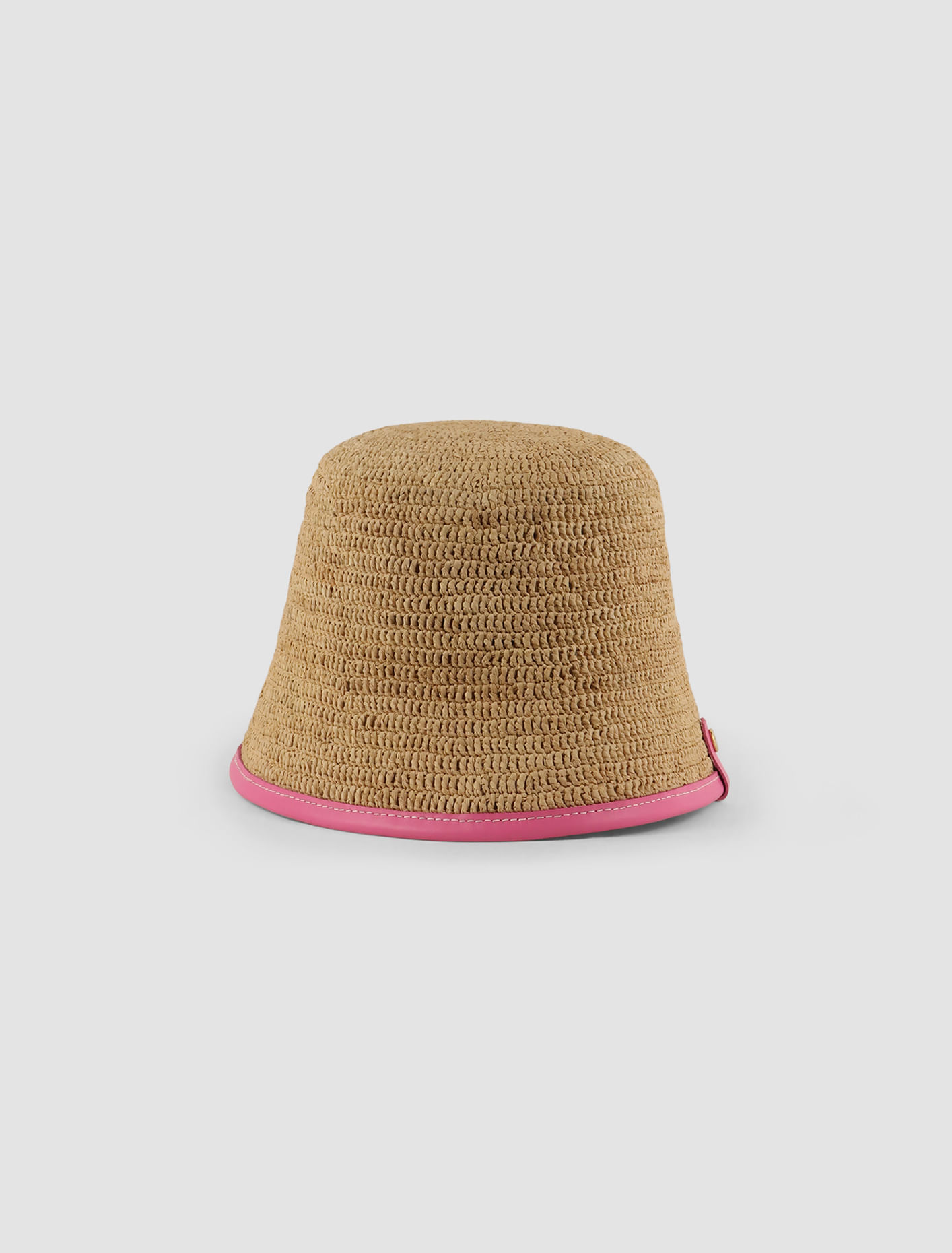 Shop Jacquemus The Bob Soli Hat In Neon Pink