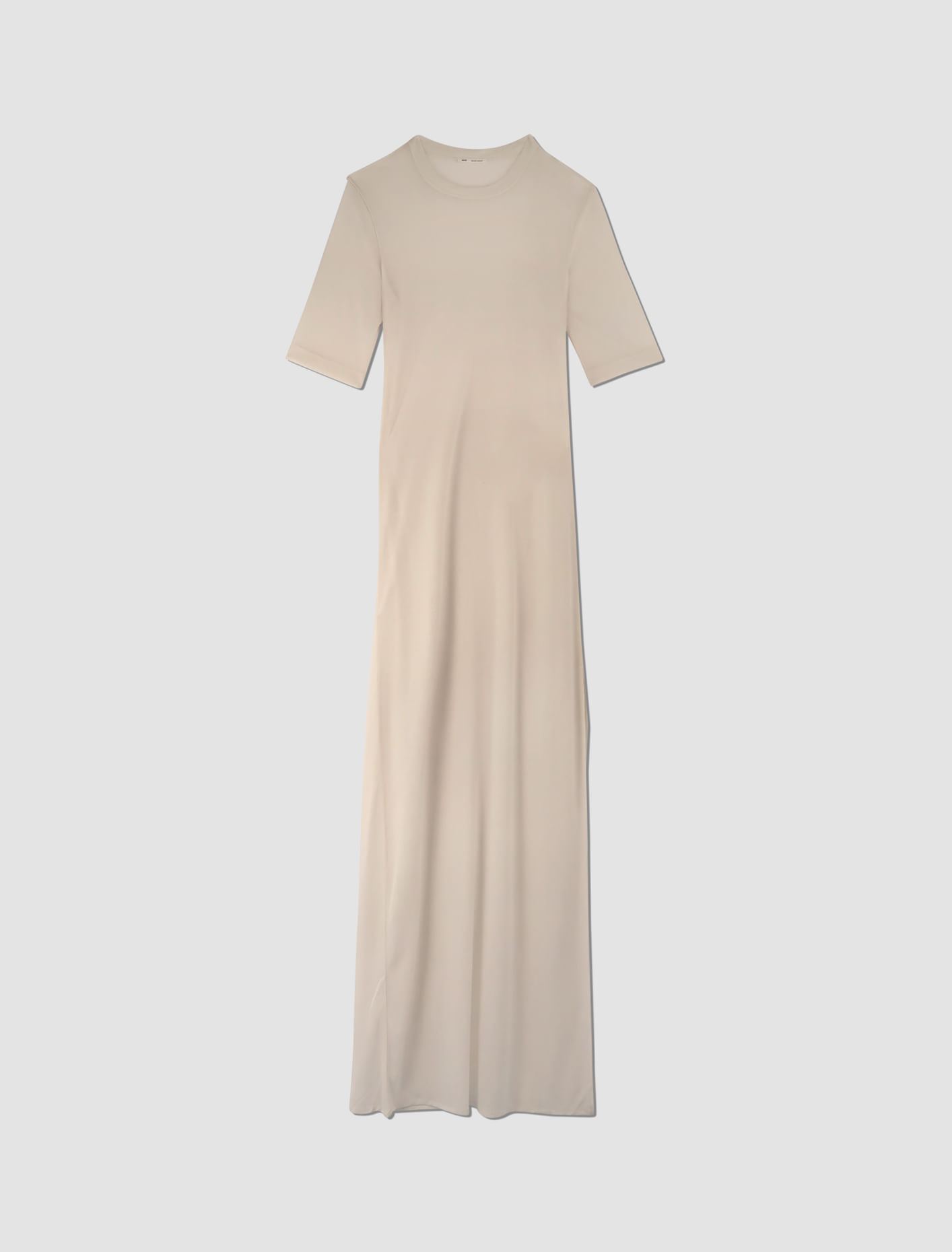 Ami Alexandre Mattiussi Long Dress In Chalk