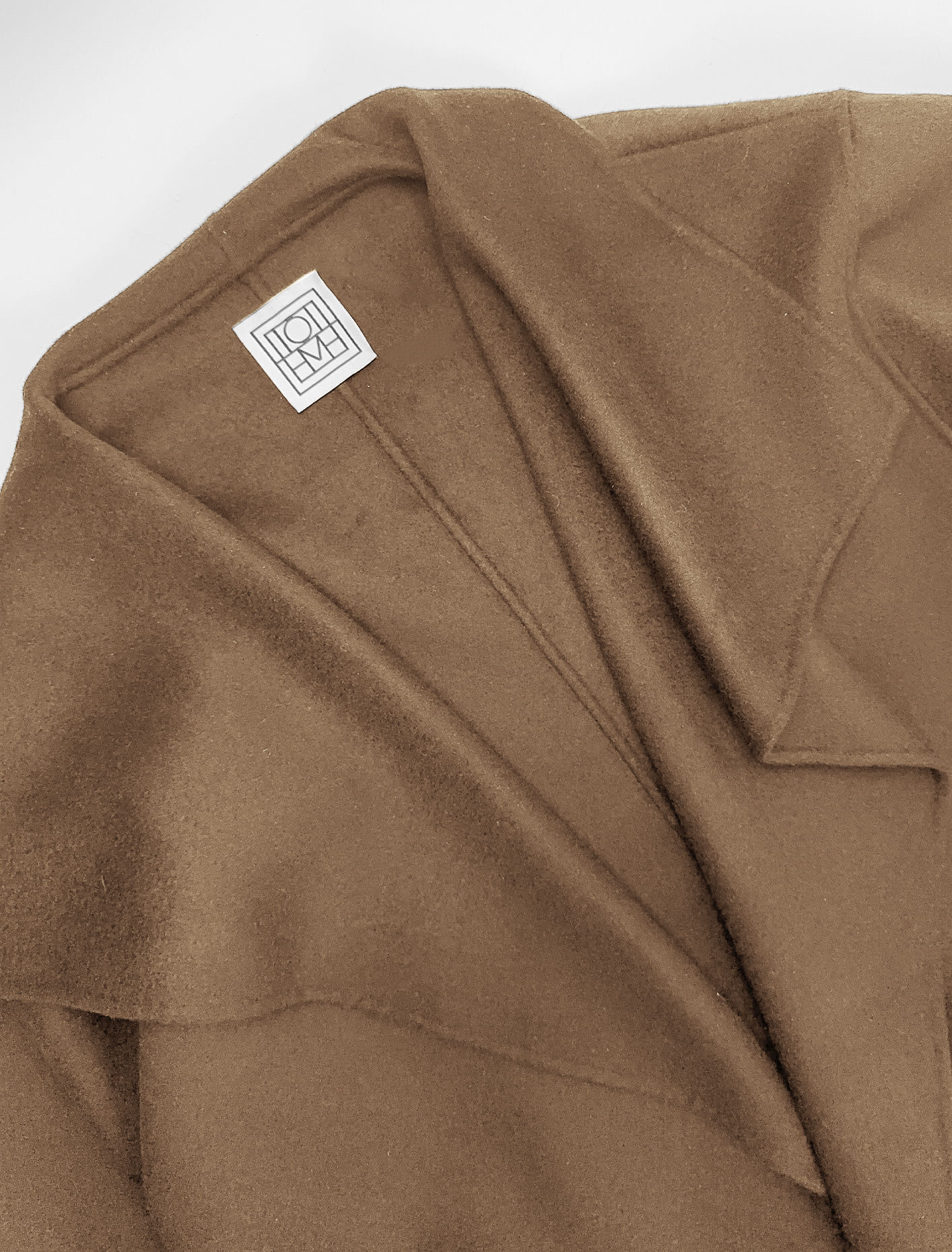 Shop Totême Signature Wool Cashmere Coat In Camel