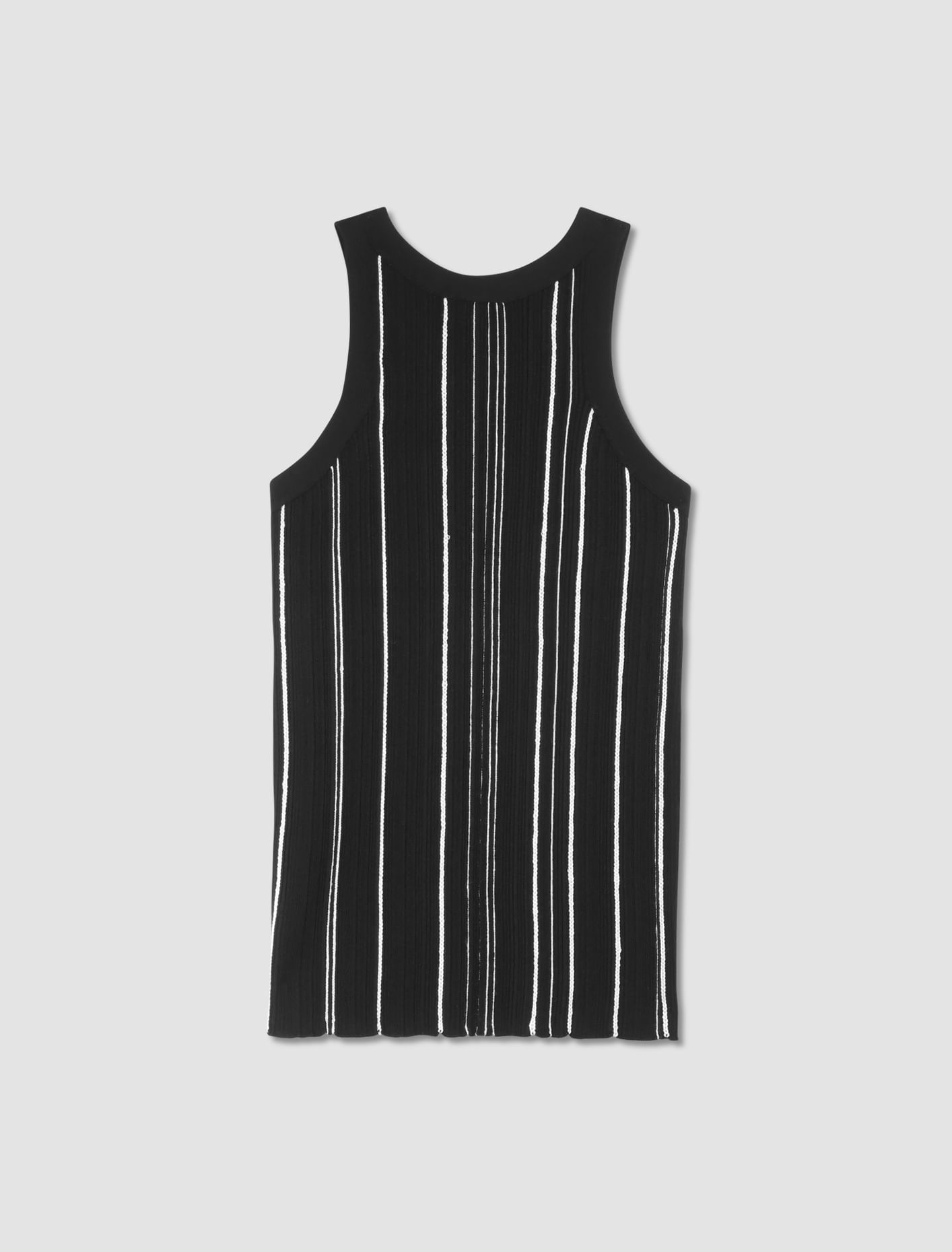 Shop Totême Braid Rib Tank In Black