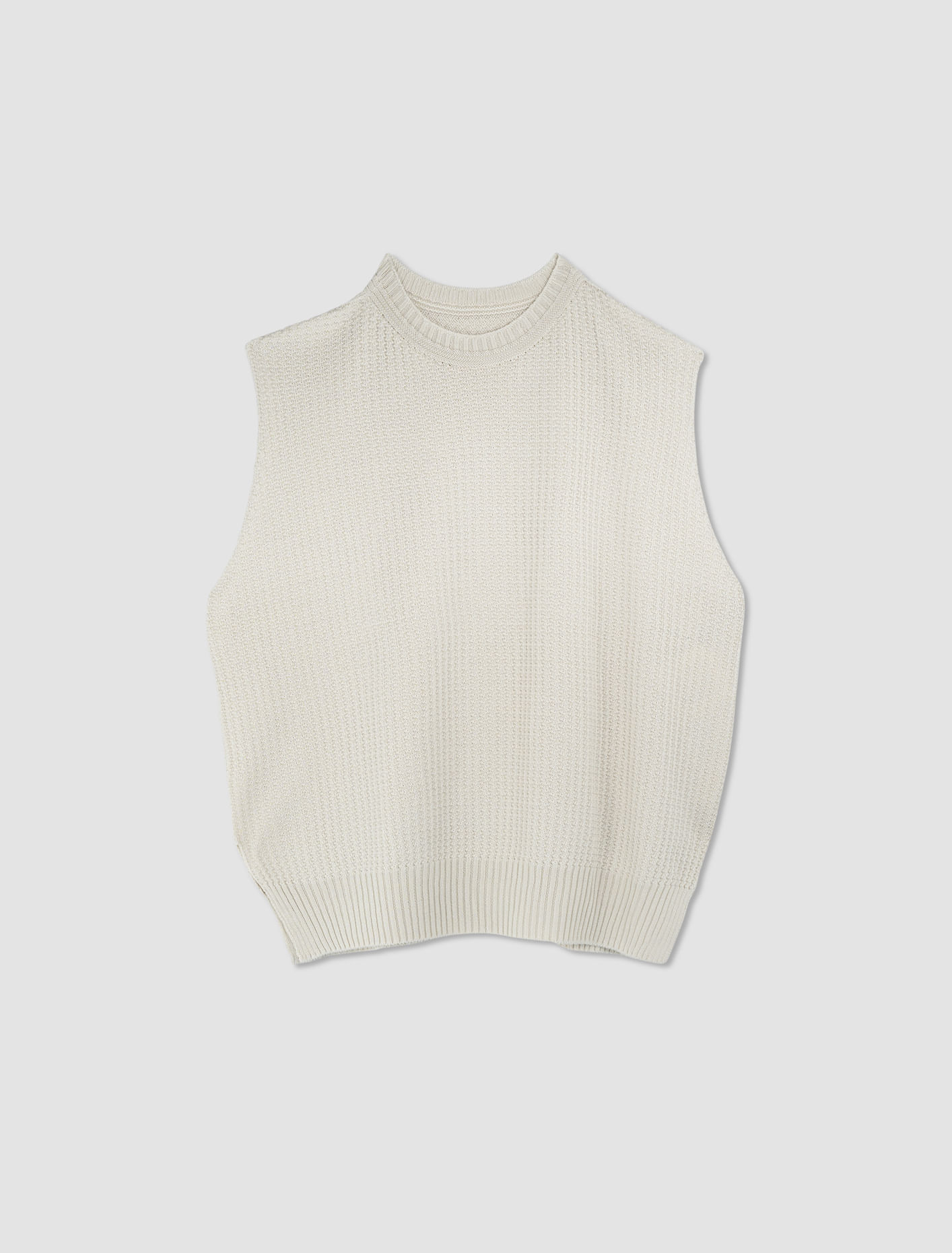 Shop Homme Plissã© Issey Miyake Gilet Knit In White