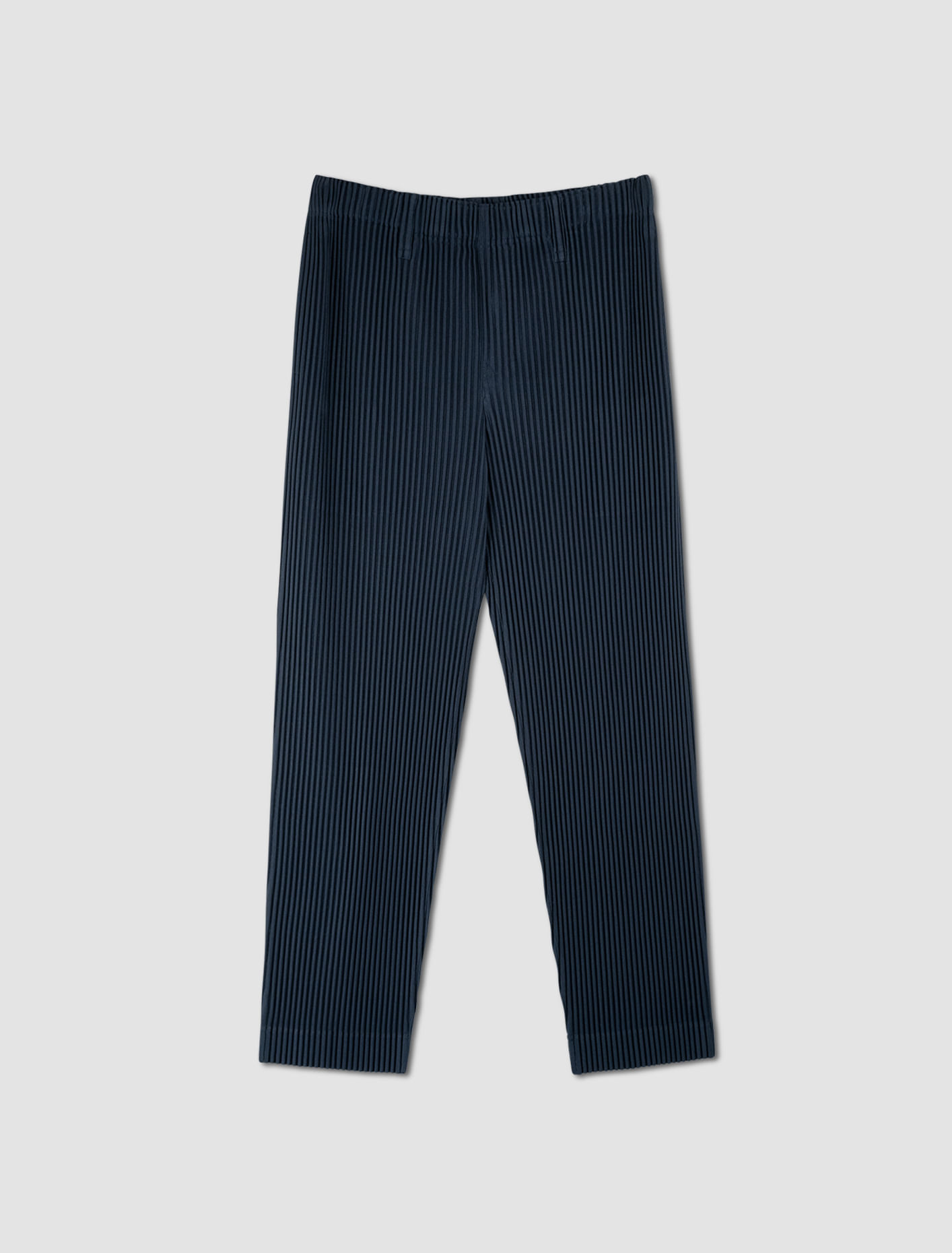 Shop Issey Miyake Pleated Trousers In Blu