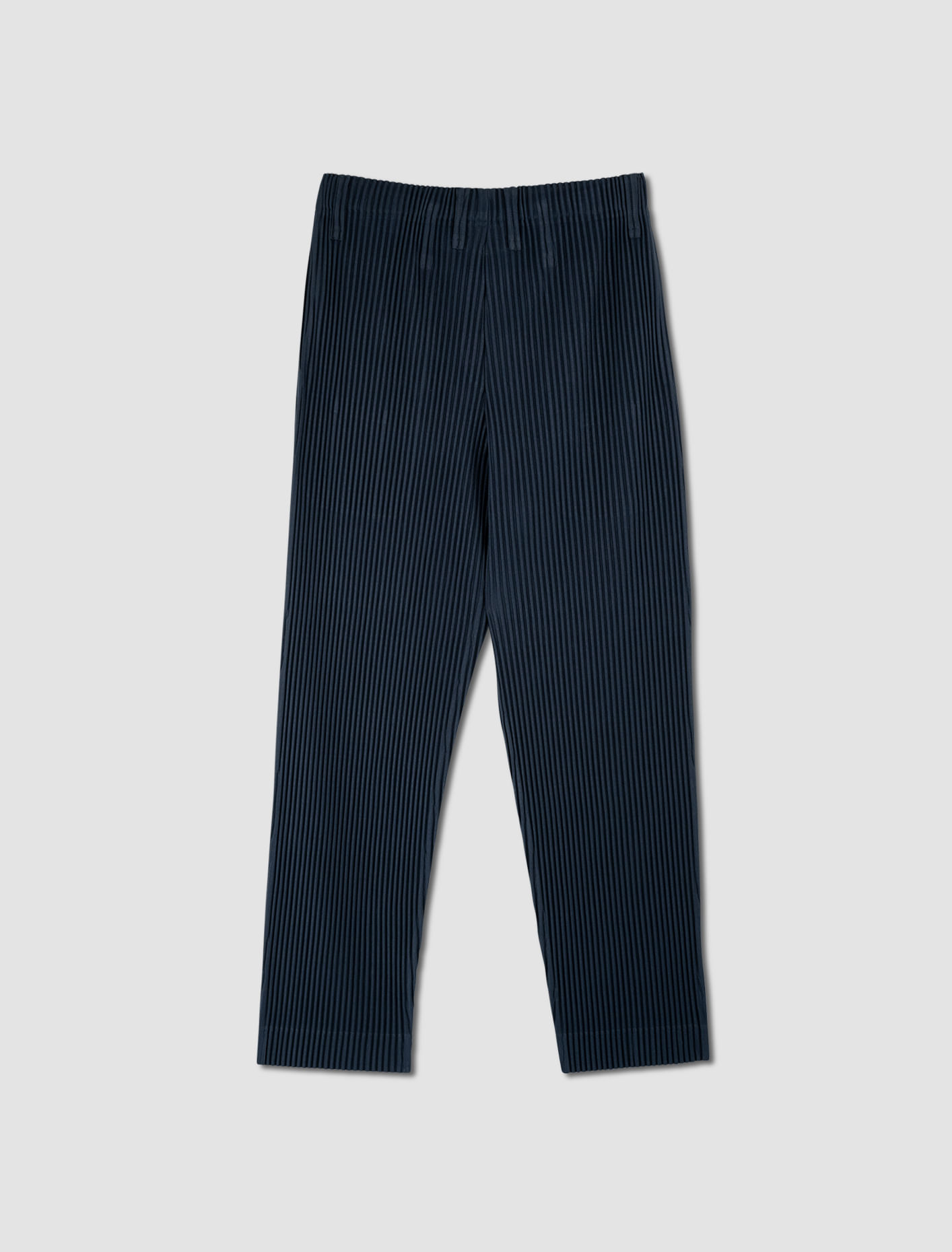 Shop Issey Miyake Pleated Trousers In Blu