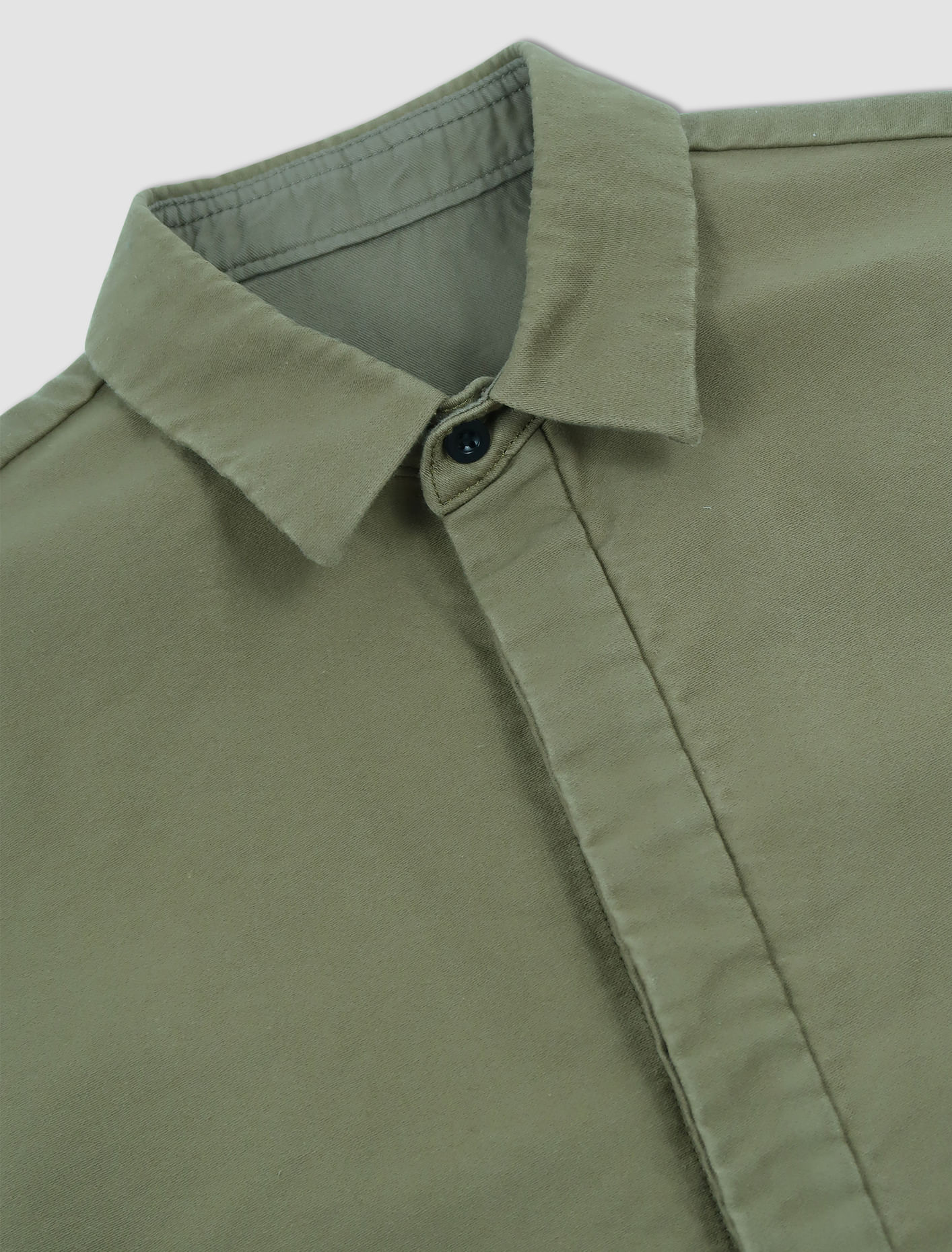 Shop Sacai Moleskin Shirt In Beige