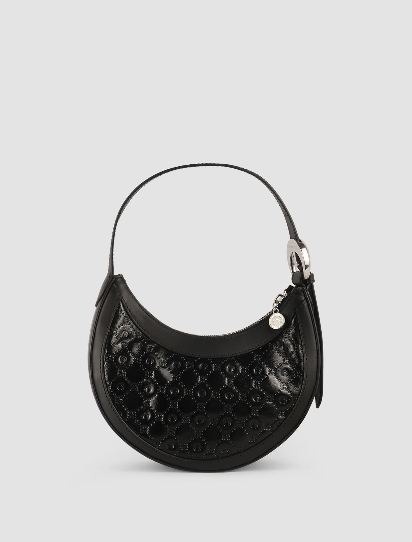 Shop Marine Serre Eclipse Mini Bag In Black