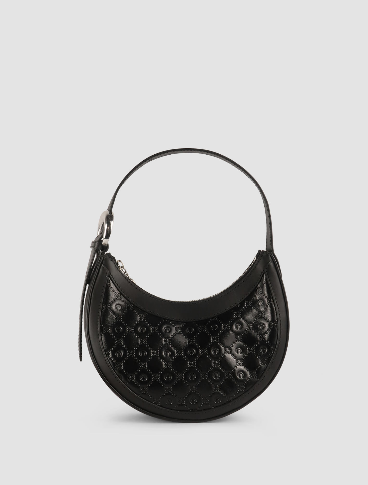 Shop Marine Serre Eclipse Mini Bag In Black