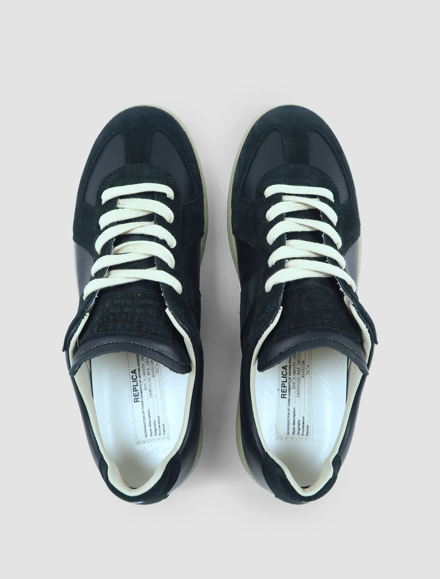 Shop Maison Margiela Sneakers In Black