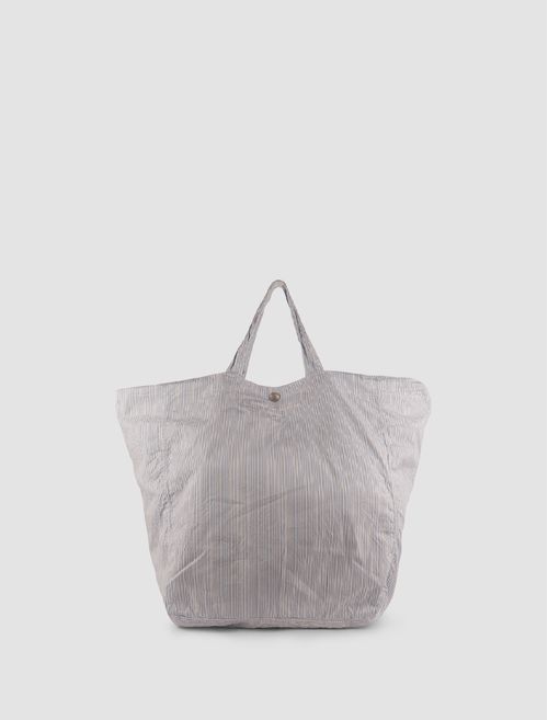 Striped tote bag