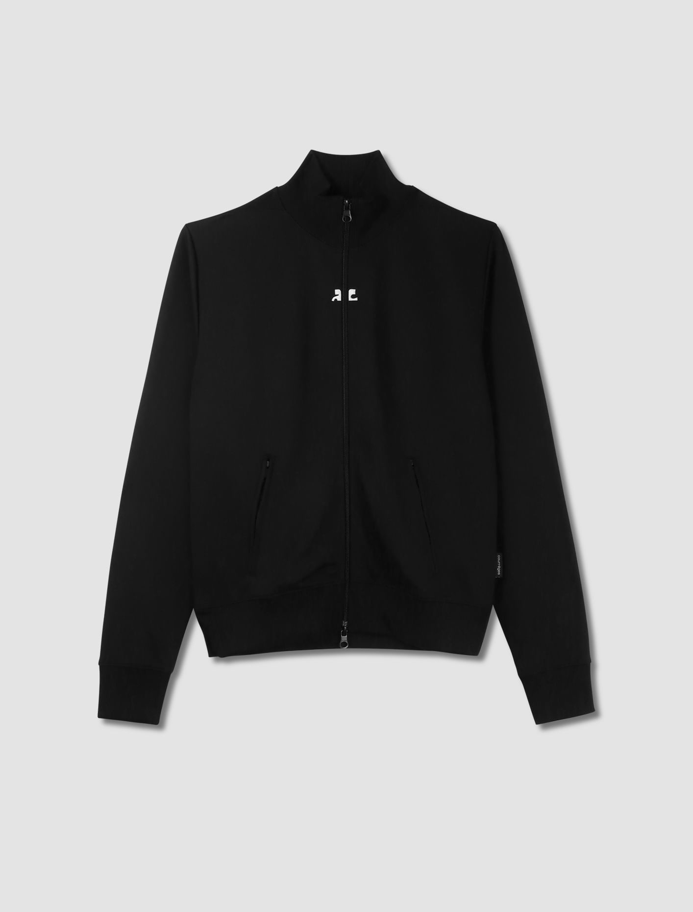 Shop Courrèges Tracksuit Jacket In Nero