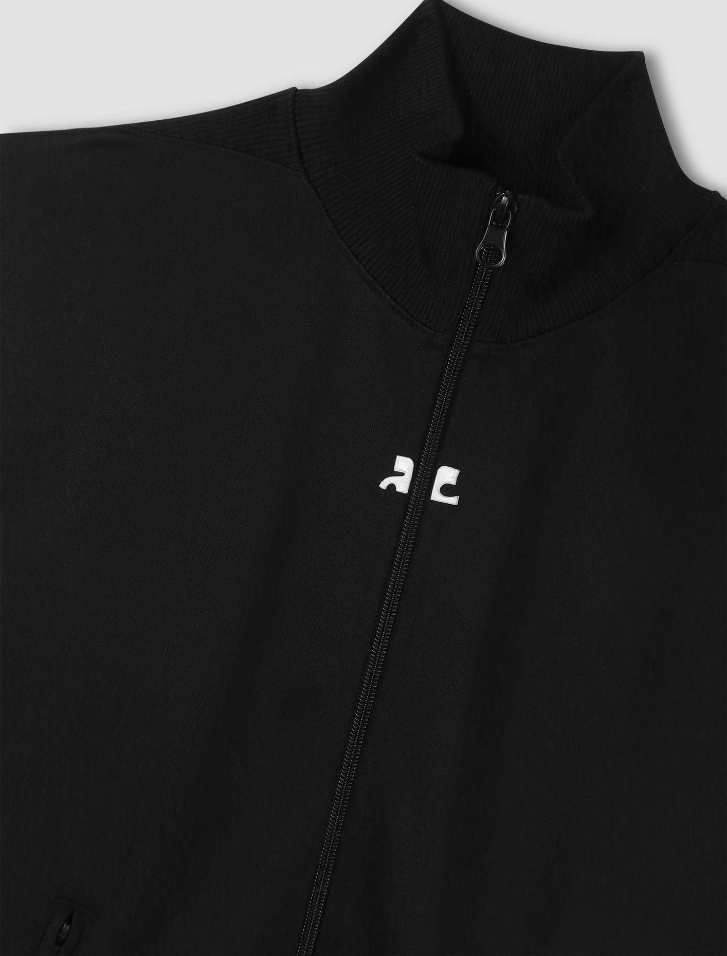 Shop Courrèges Tracksuit Jacket In Nero