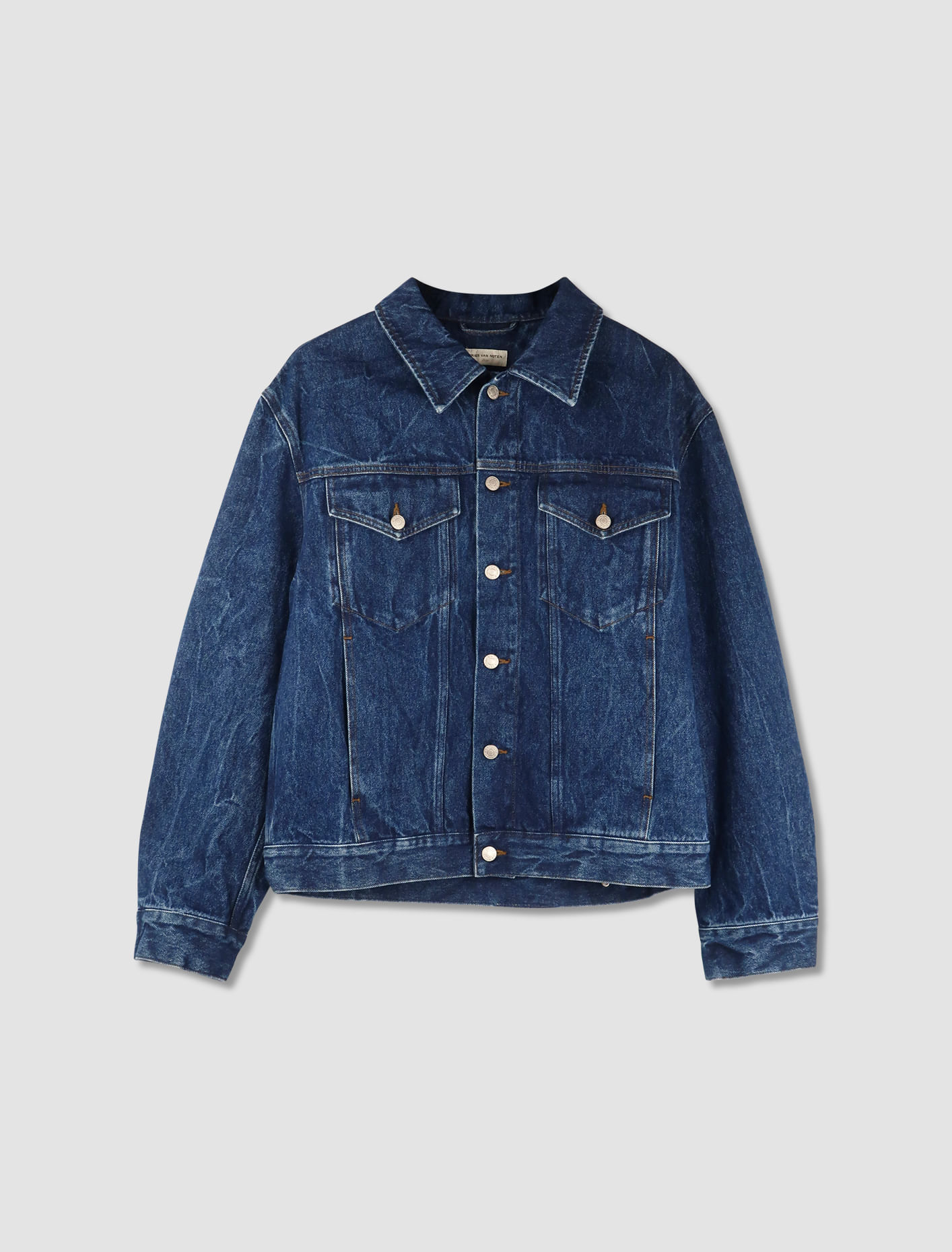 Shop Dries Van Noten Vuskin Jacket In Blu