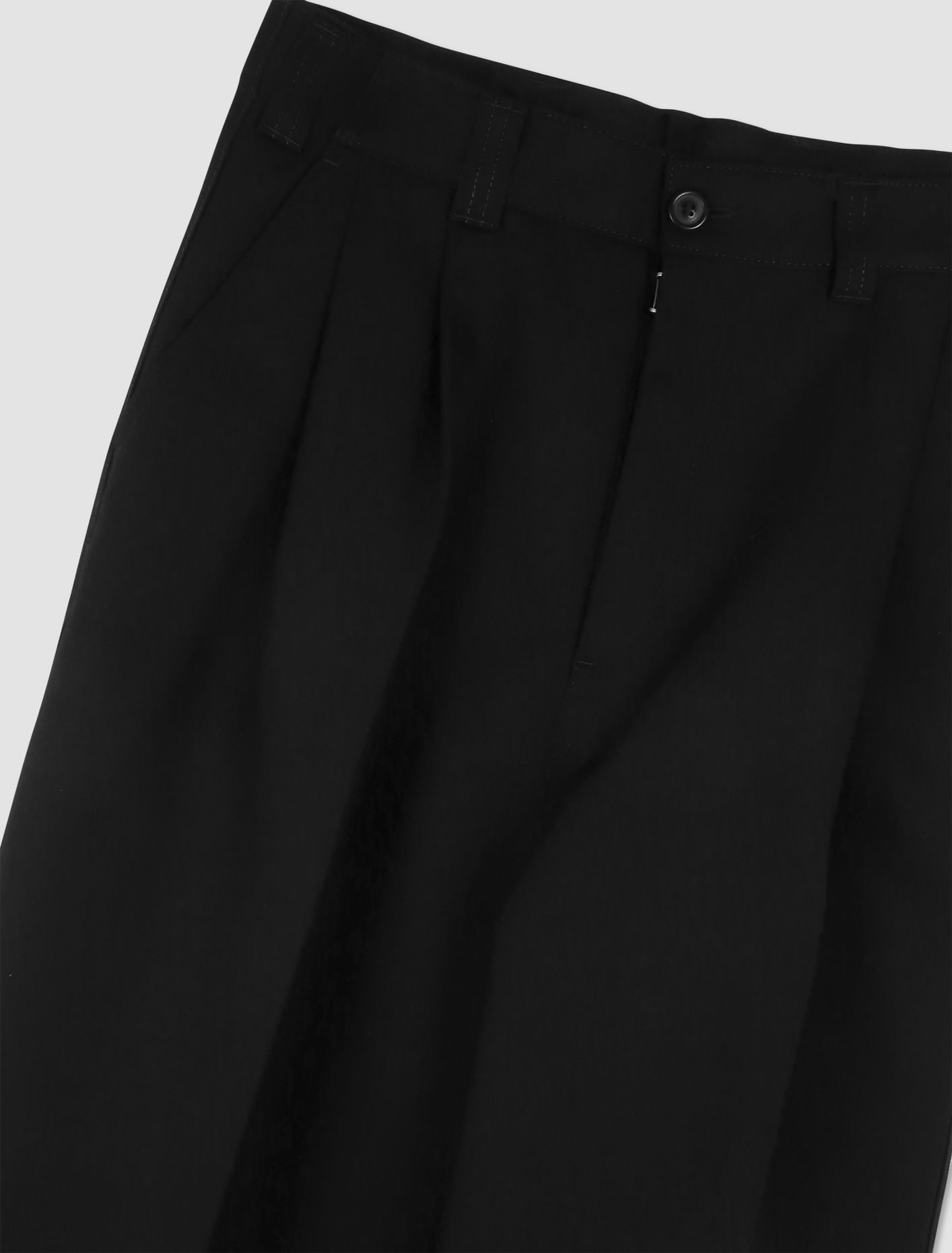 Shop Maison Margiela Wool Trousers In Nero