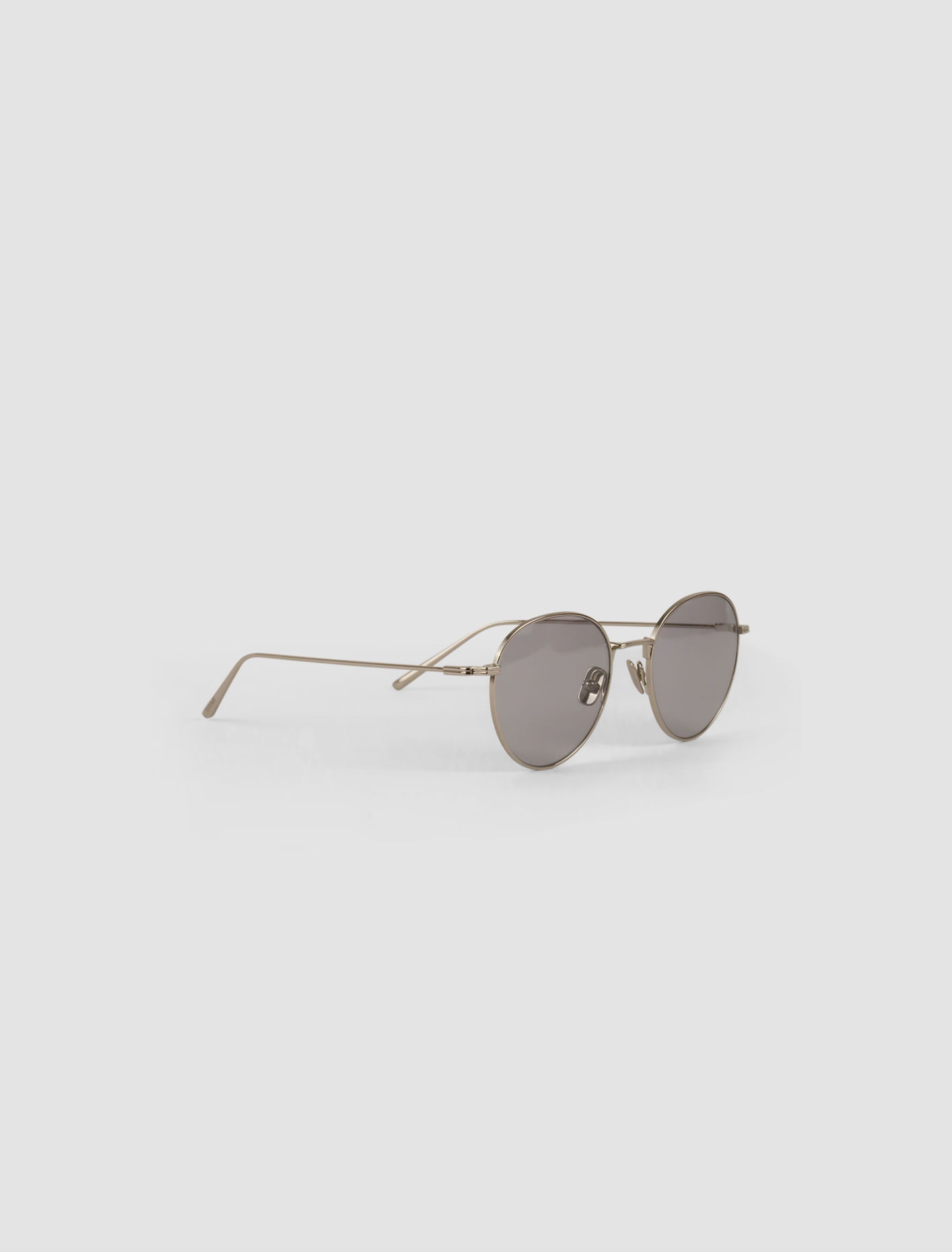 Shop Totême Rounds Sunglasses In Silver