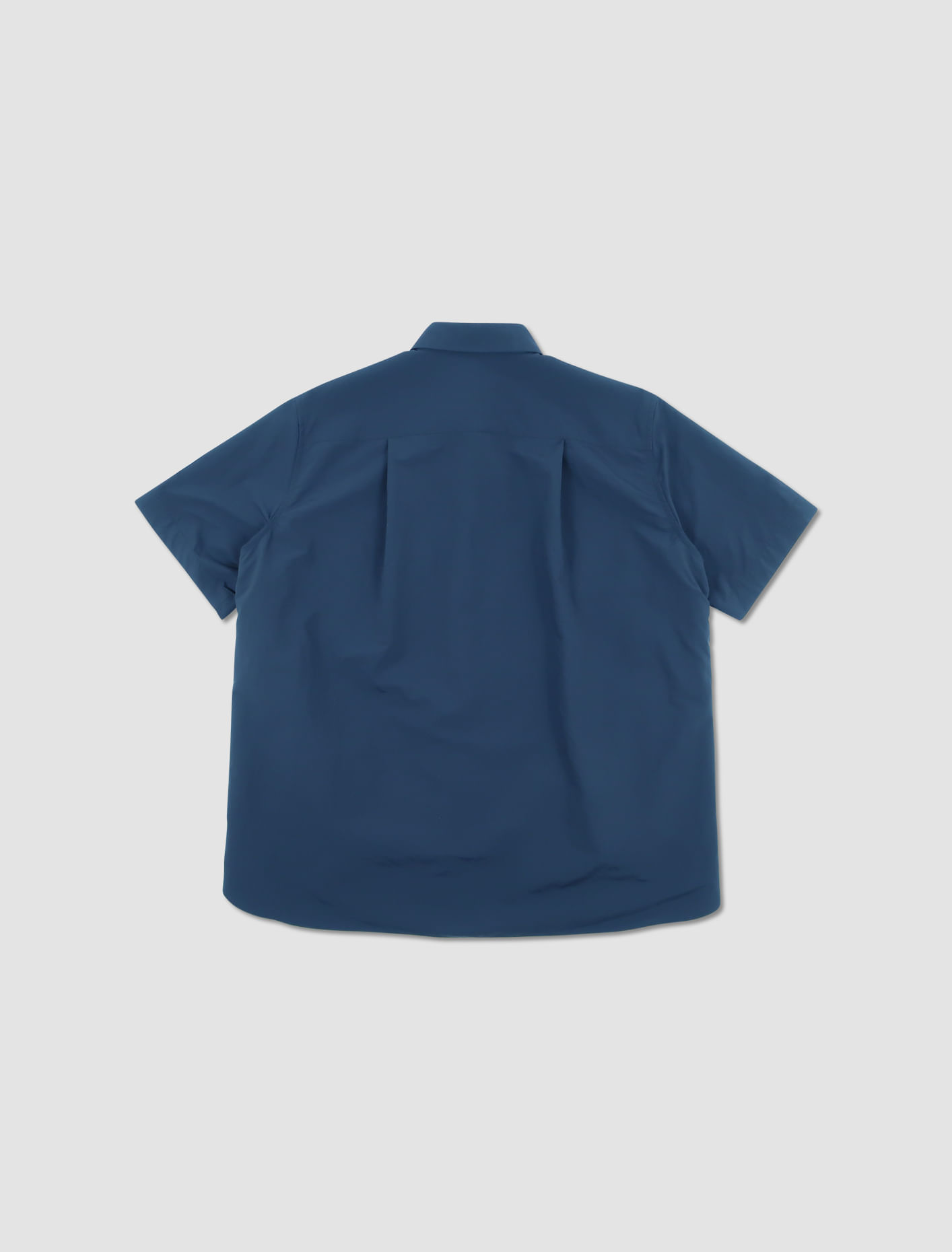 Shop Sacai Matte Taffeta Shirt In Blu