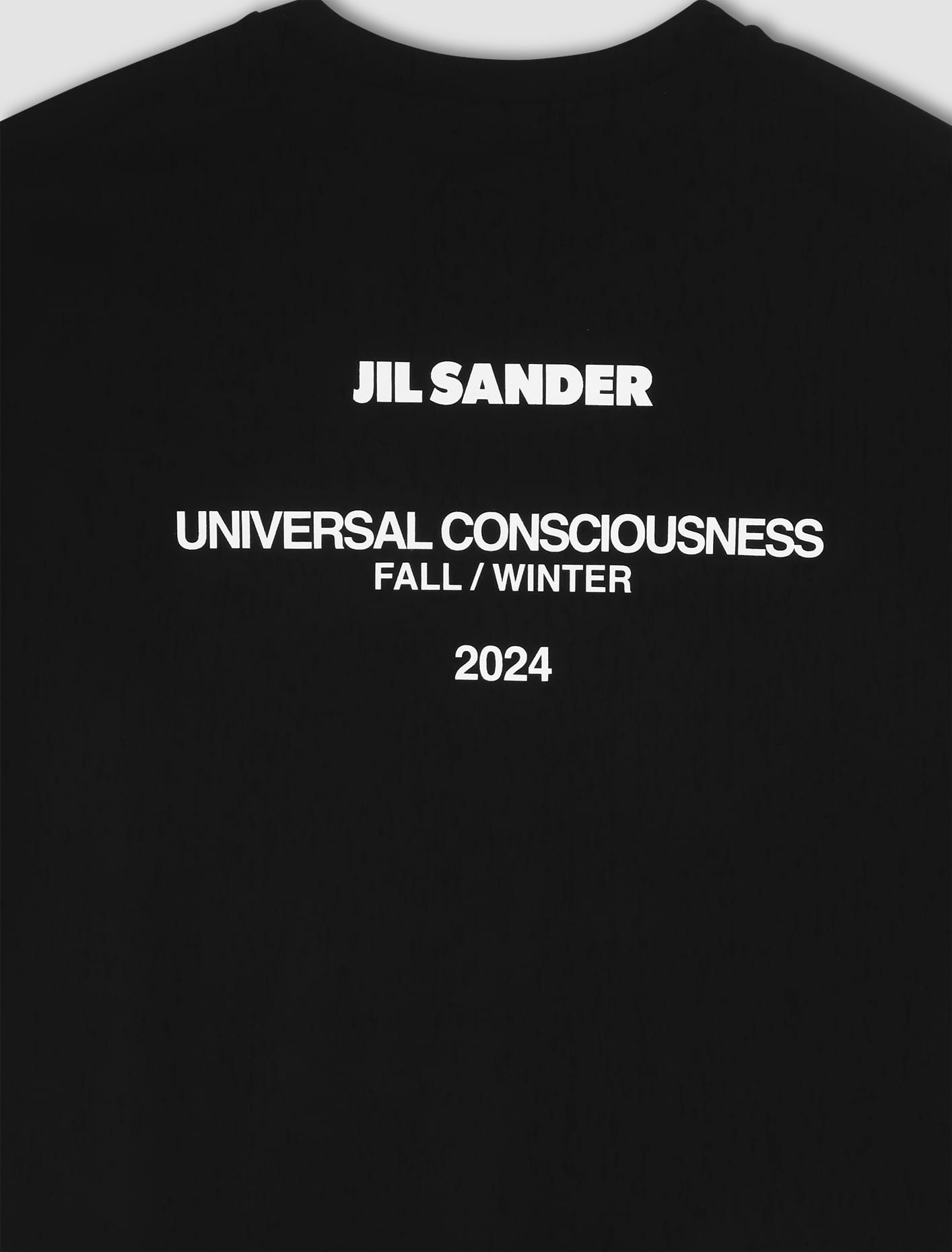 Shop Jil Sander Ss T-shirt In Black