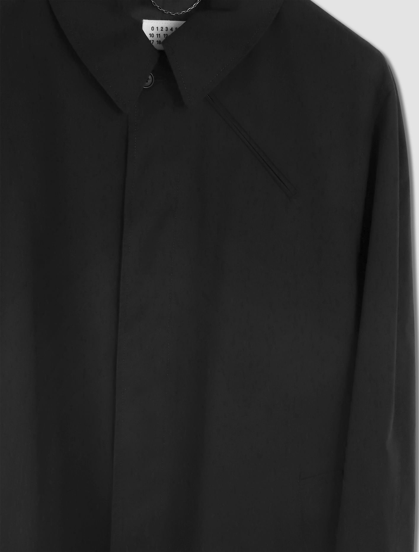 Shop Mm6 Maison Margiela Coat In Black