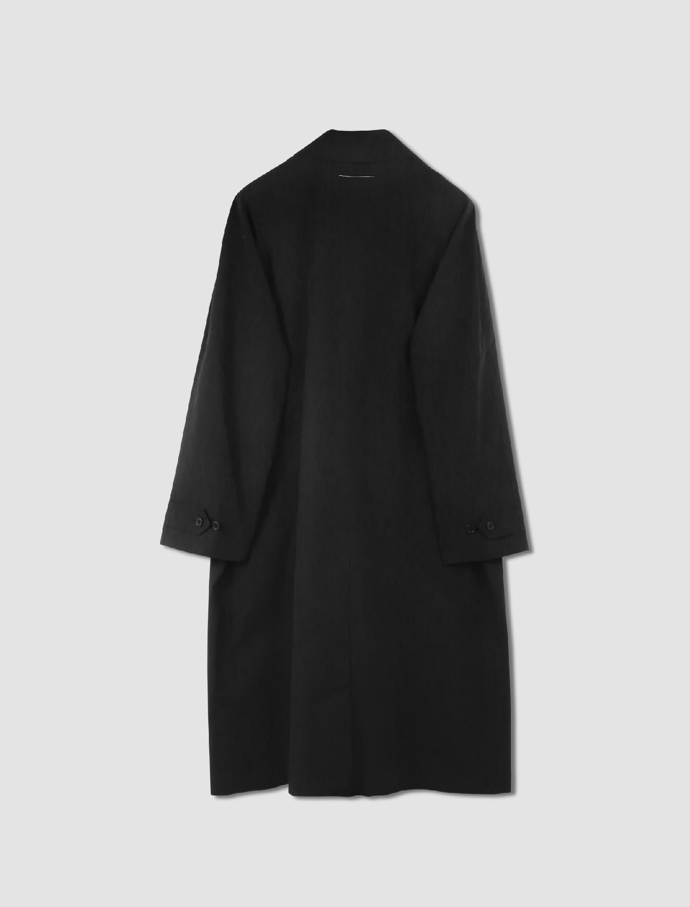 Shop Mm6 Maison Margiela Coat In Black