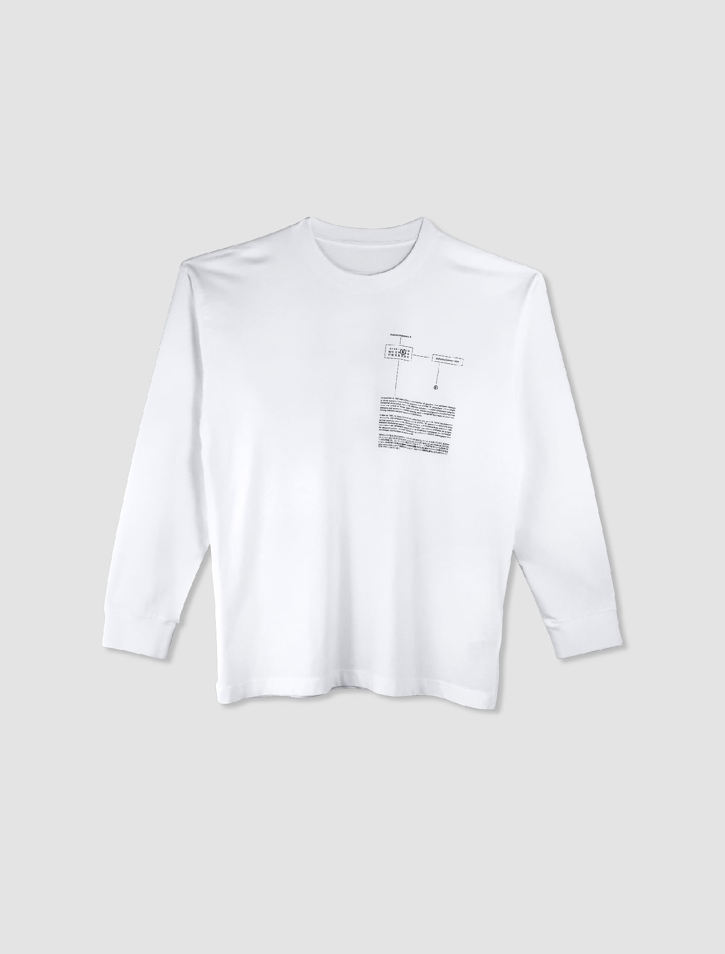 Shop Mm6 Maison Margiela T-shirt In White