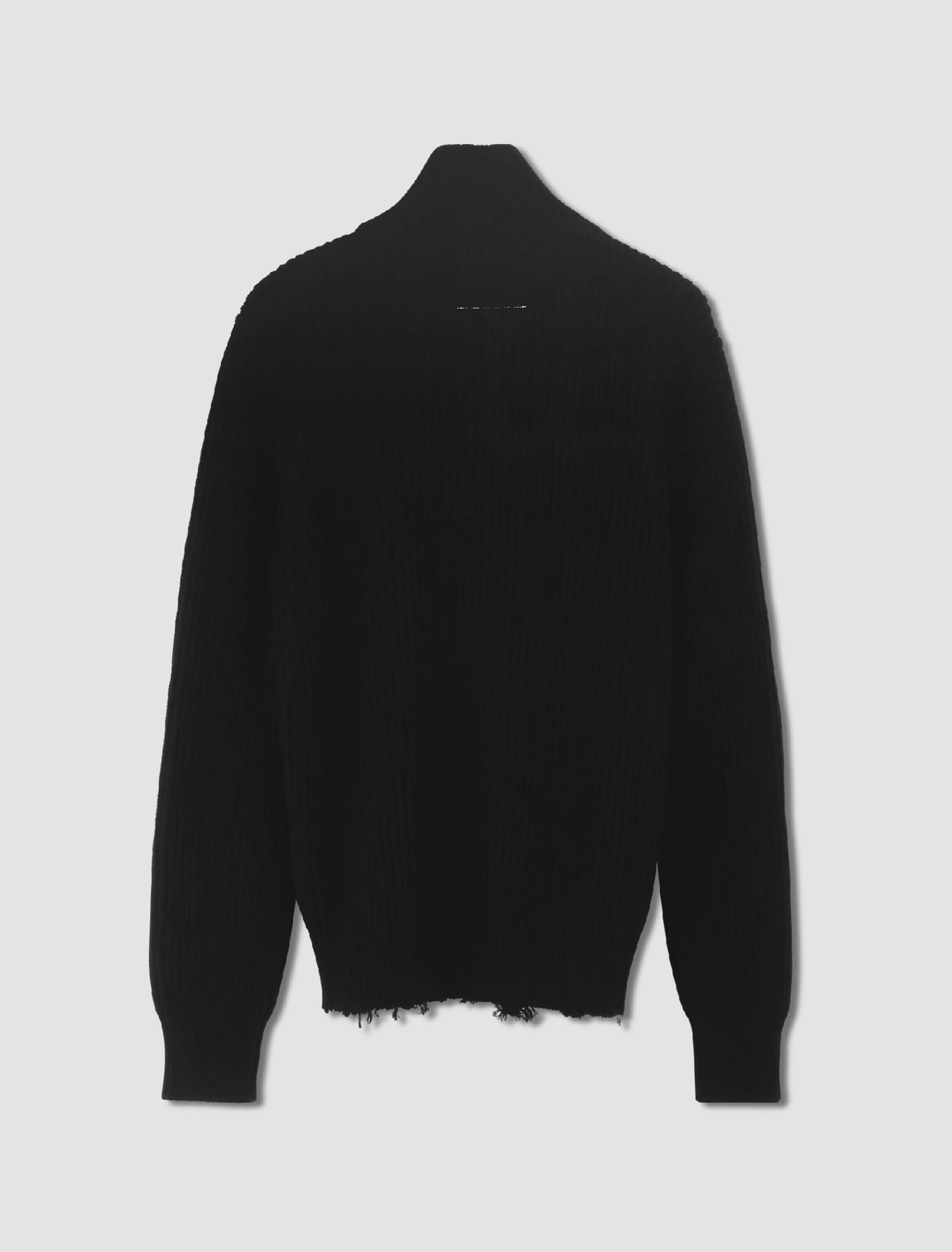 Shop Mm6 Maison Margiela Zip Sweatshirt In Black