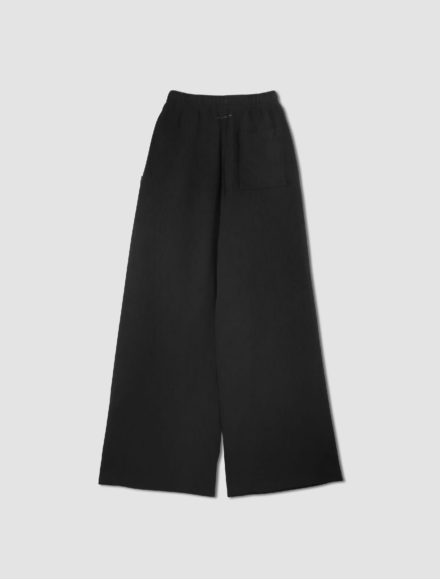 Shop Mm6 Maison Margiela Pants In Washed Black