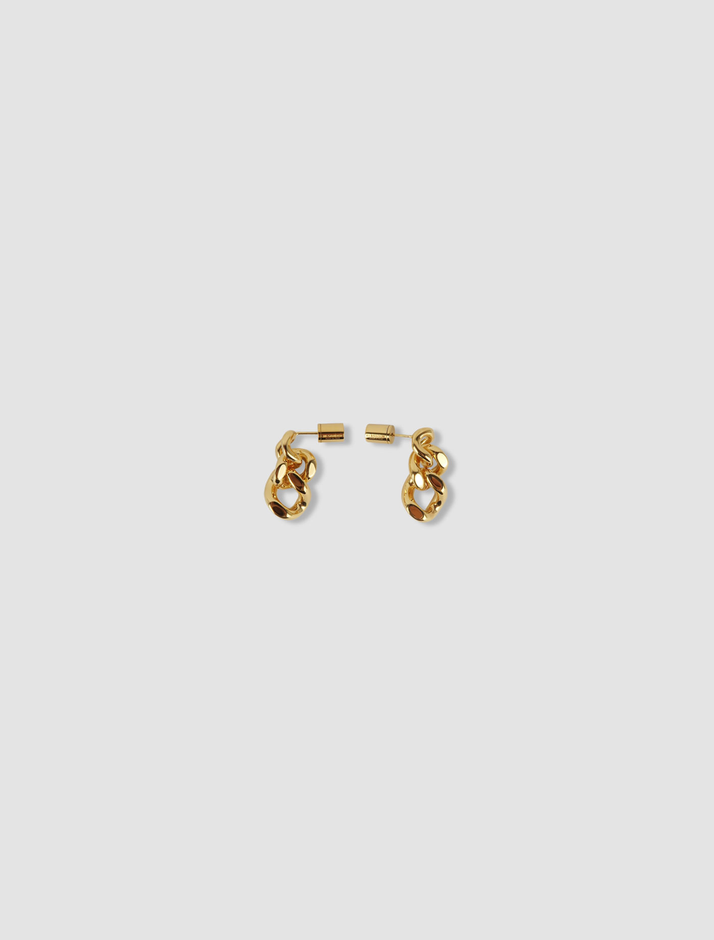 Shop Jil Sander Dw5 Earrings In Gold