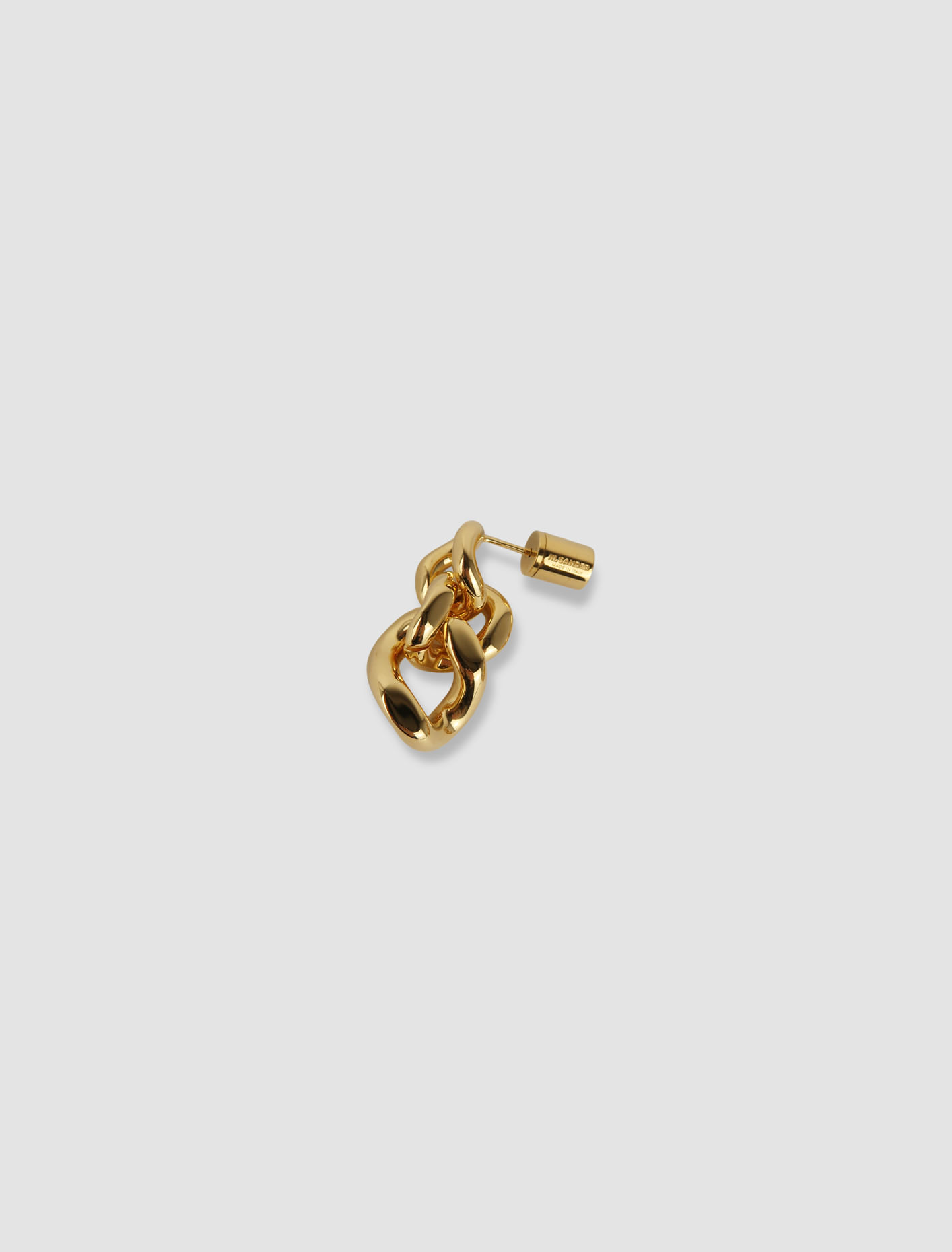 Shop Jil Sander Dw5 Earrings In Gold