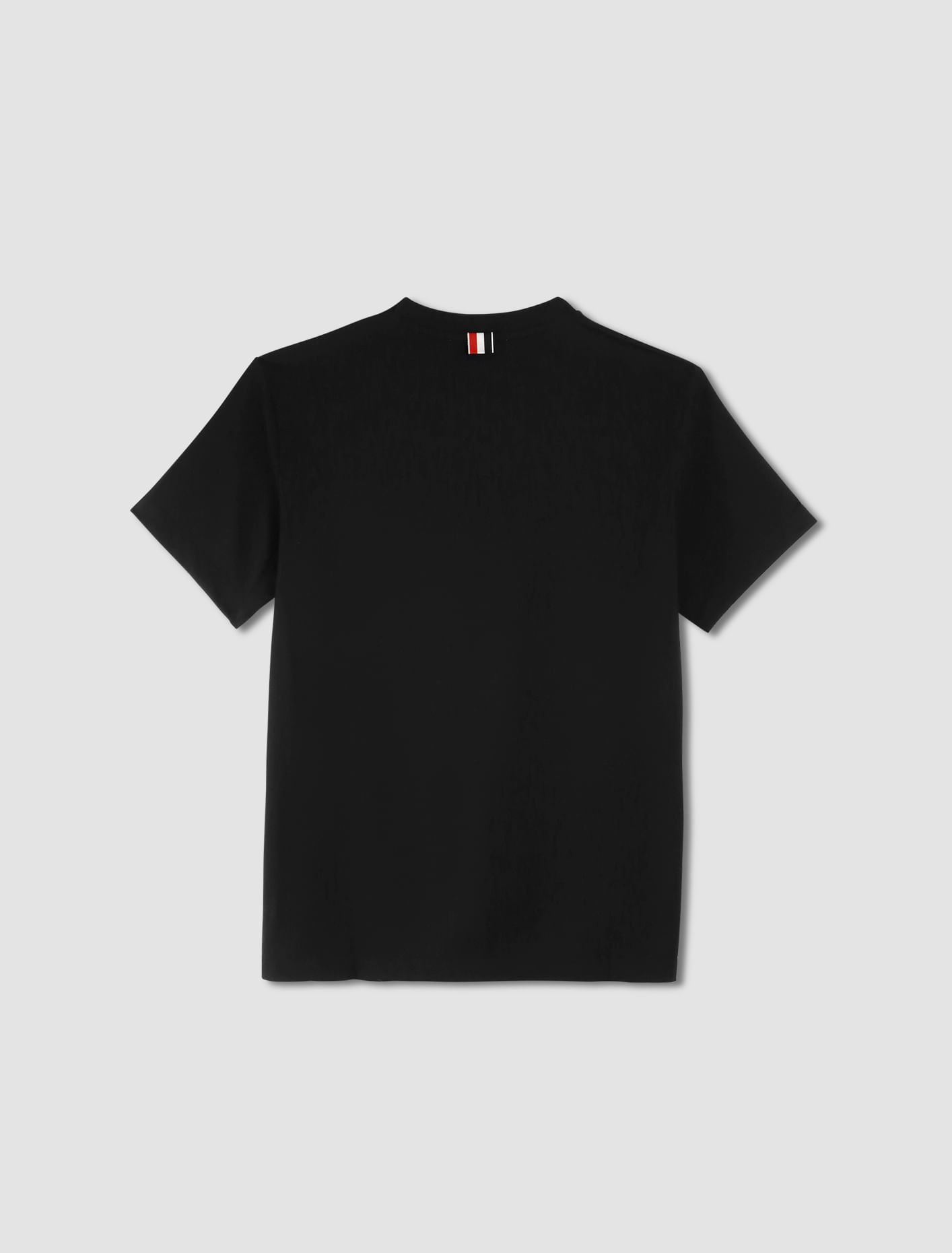 Shop Thom Browne T-shirt With Side Slits In Navy