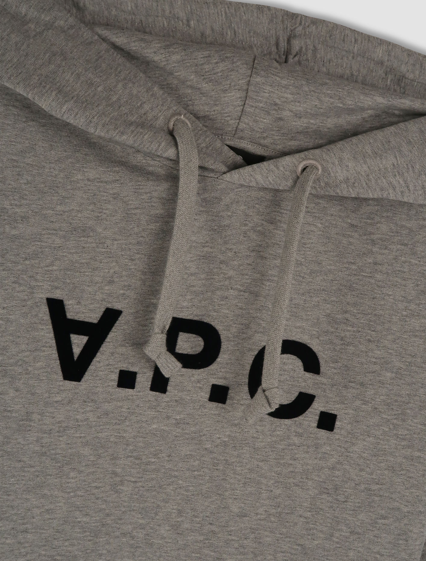 Shop Apc Grand Vpc Hoodie In Gris Chine,dark Navy