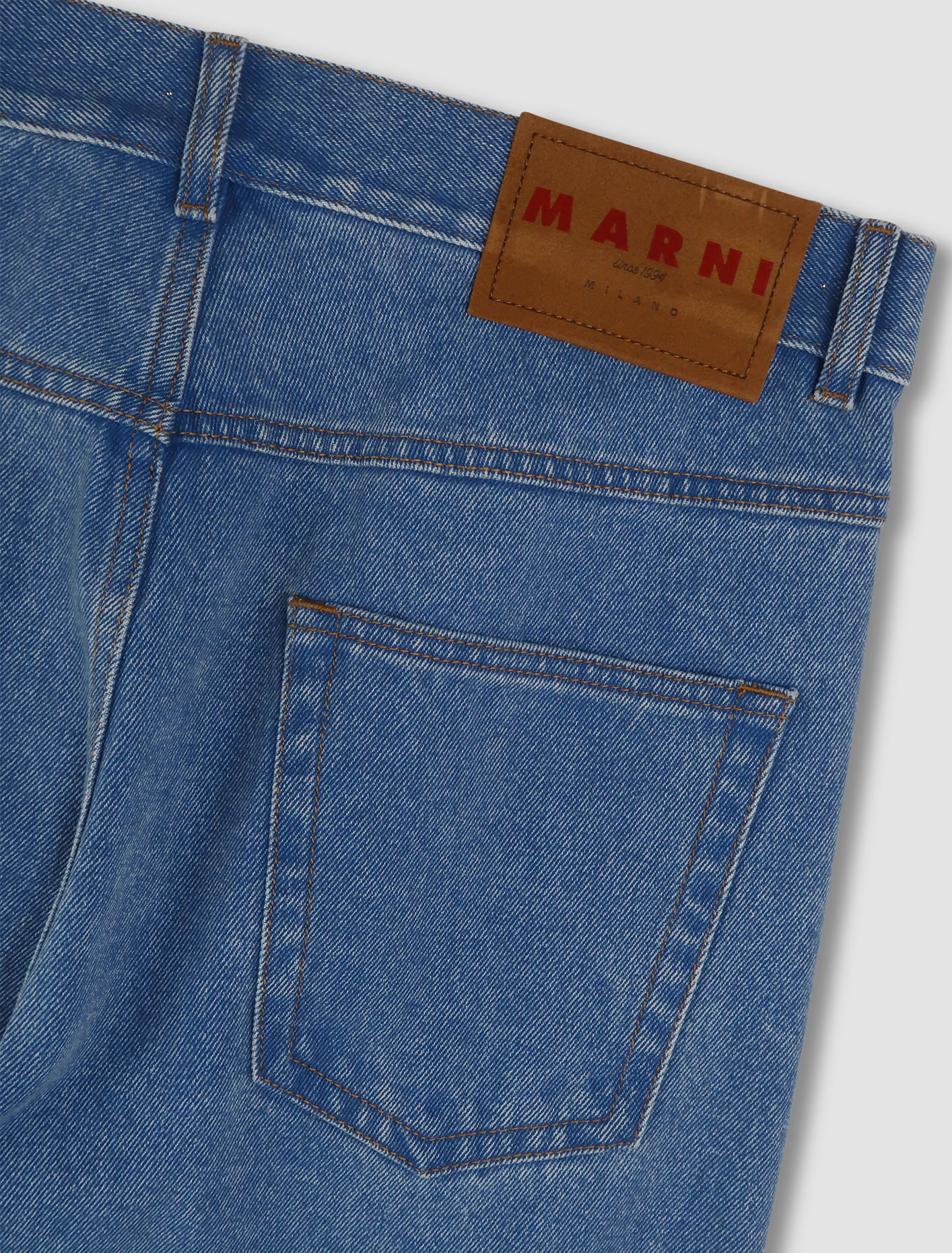 Shop Marni Jeans In Cobalt