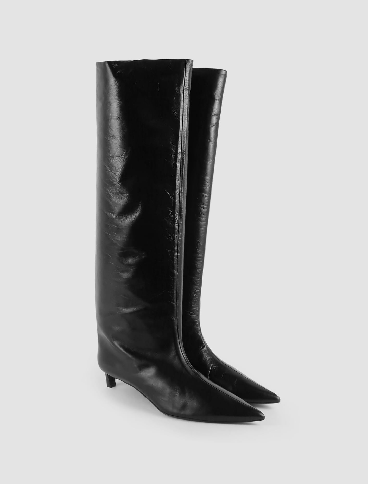 Shop Jil Sander High Boots In Black