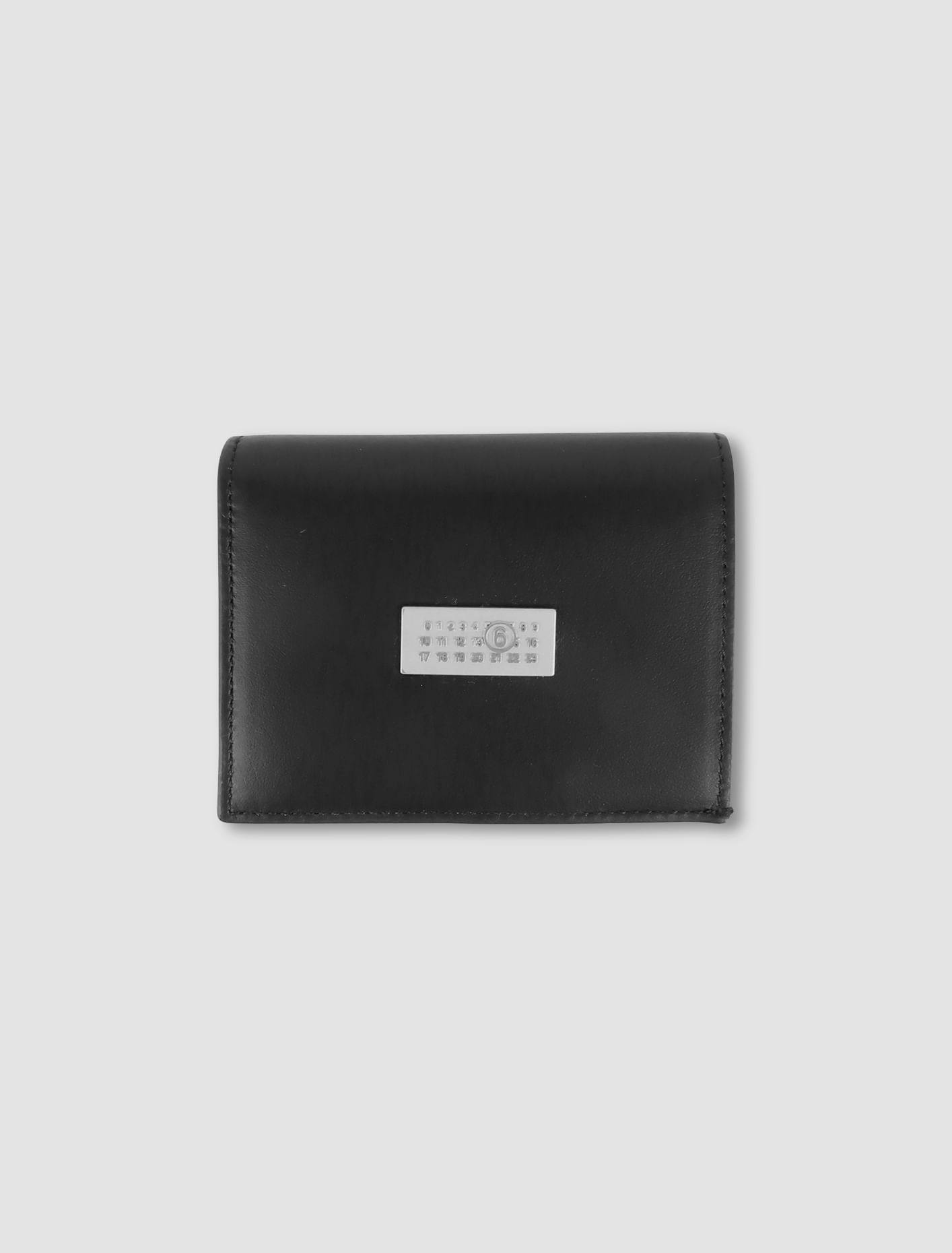 Shop Mm6 Maison Margiela Numeric Bifold Wallet In Black