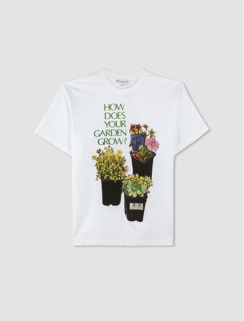 T-shirt flower pot oversize