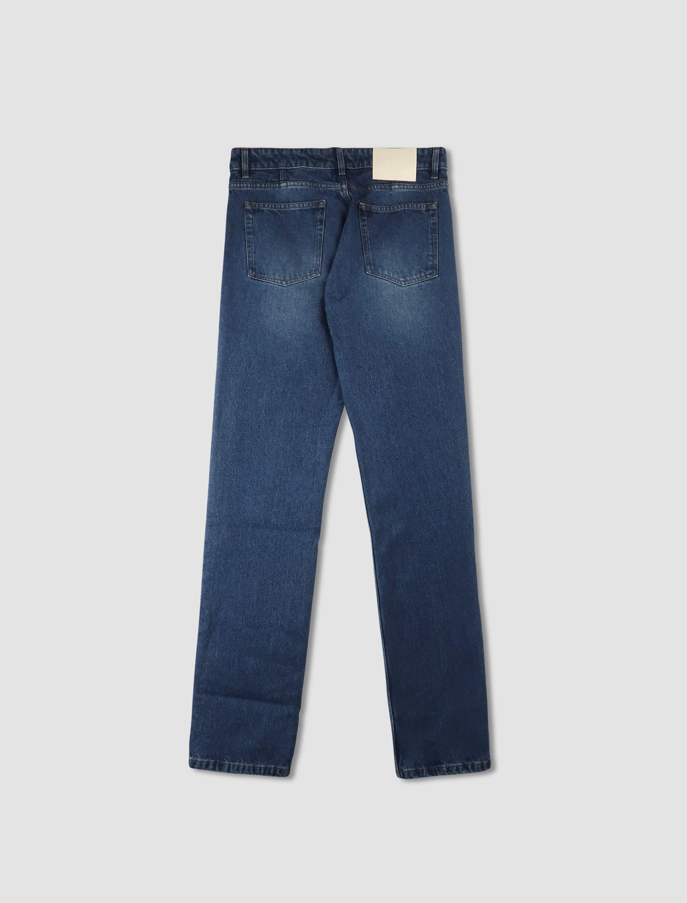 Shop Ami Alexandre Mattiussi Classic Fit Jeans In Blu