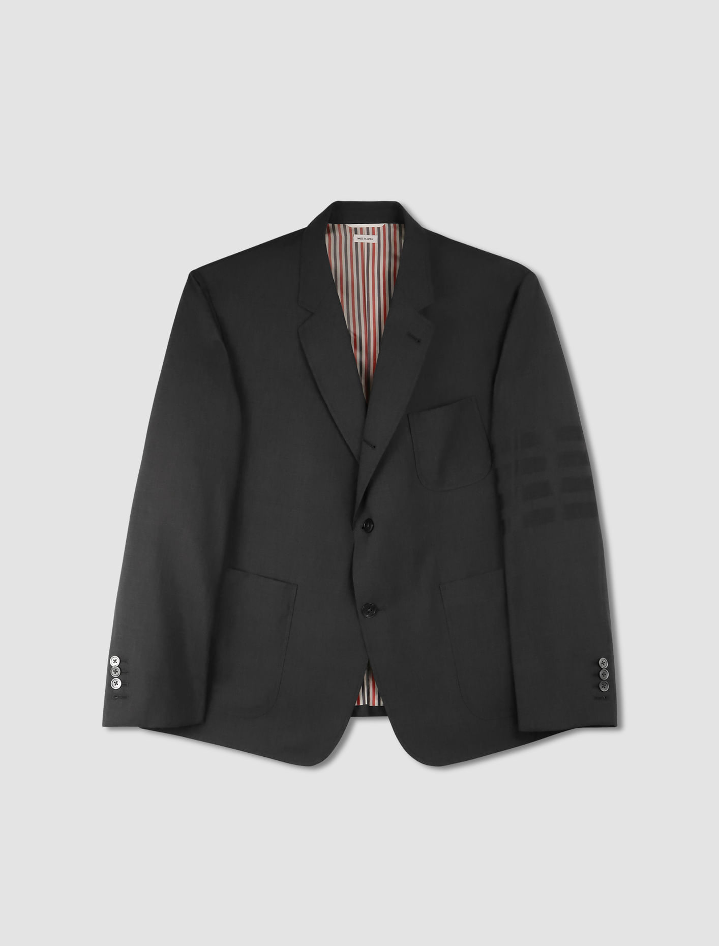 Shop Thom Browne Shrunken Sac Sports Coat In Grey