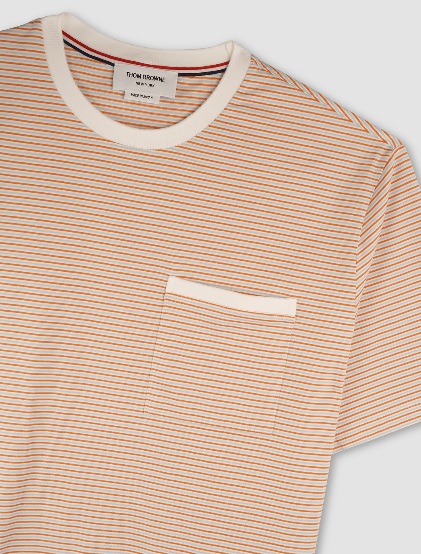 Shop Thom Browne Oversized T-shirt In Orange