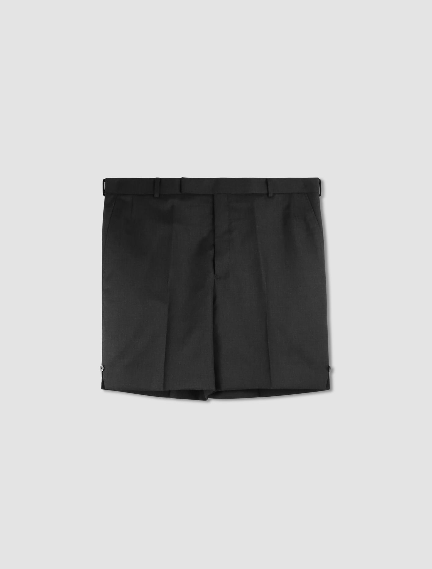 Shop Thom Browne Shorts Mini Beltloop In Grey