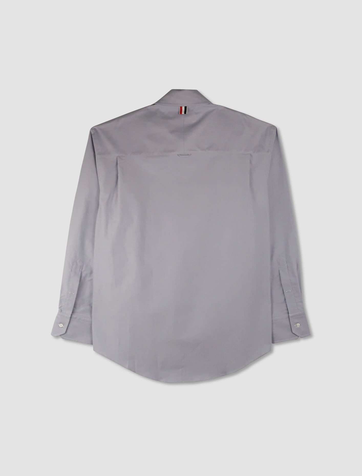 Shop Thom Browne Oversized Long Sleeve Shirt In Blu