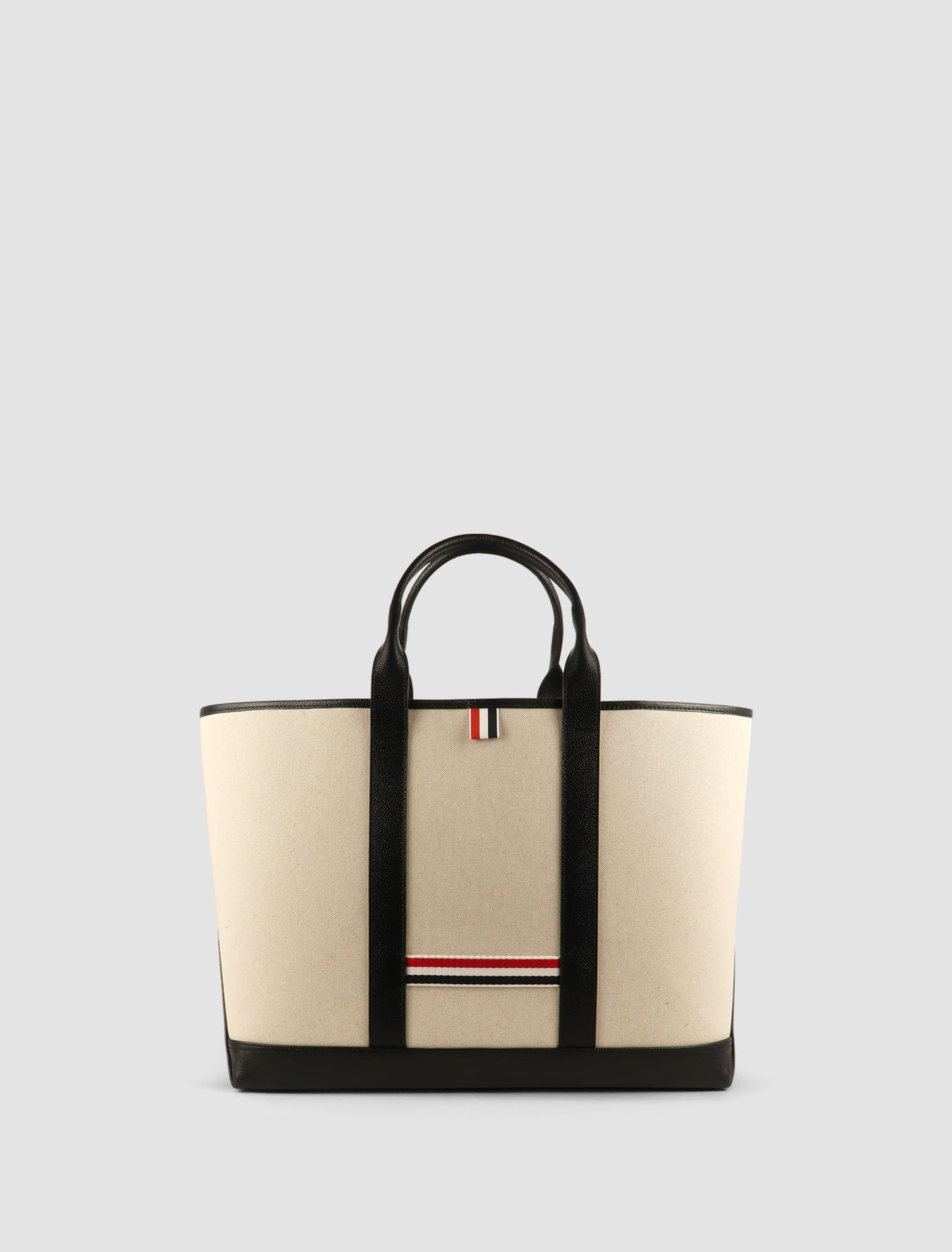 Shop Thom Browne Tote Bag Medium Tool In Black