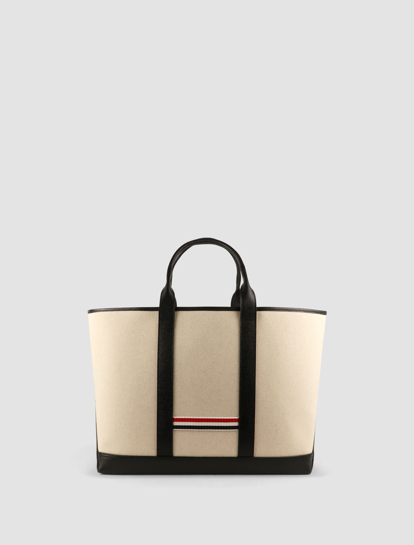 Shop Thom Browne Tote Bag Medium Tool In Black