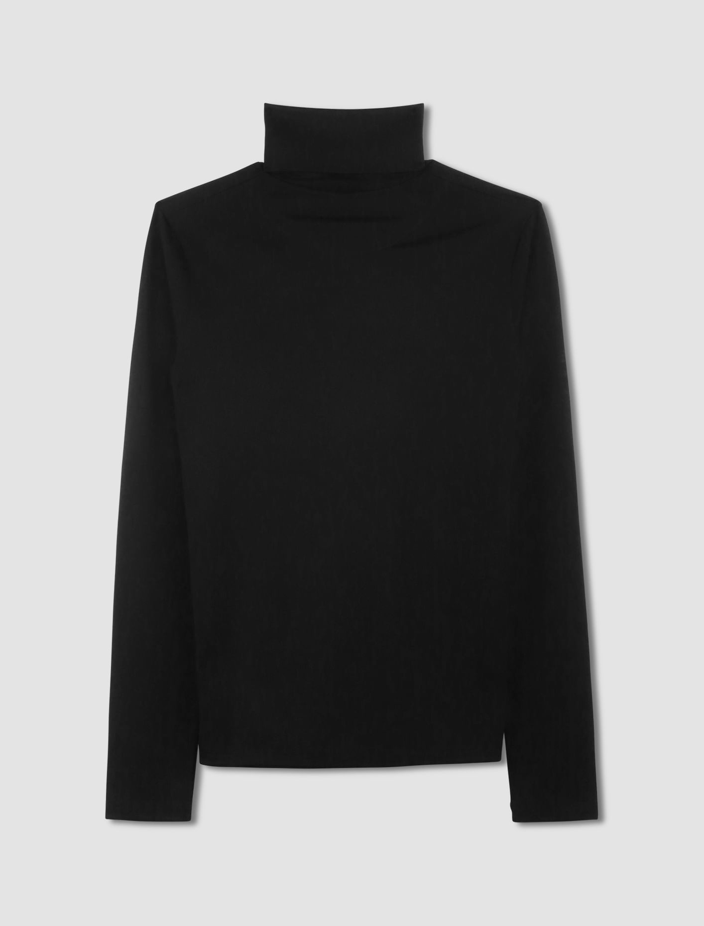 Shop Jil Sander Logo Turtleneck Sweater In Black