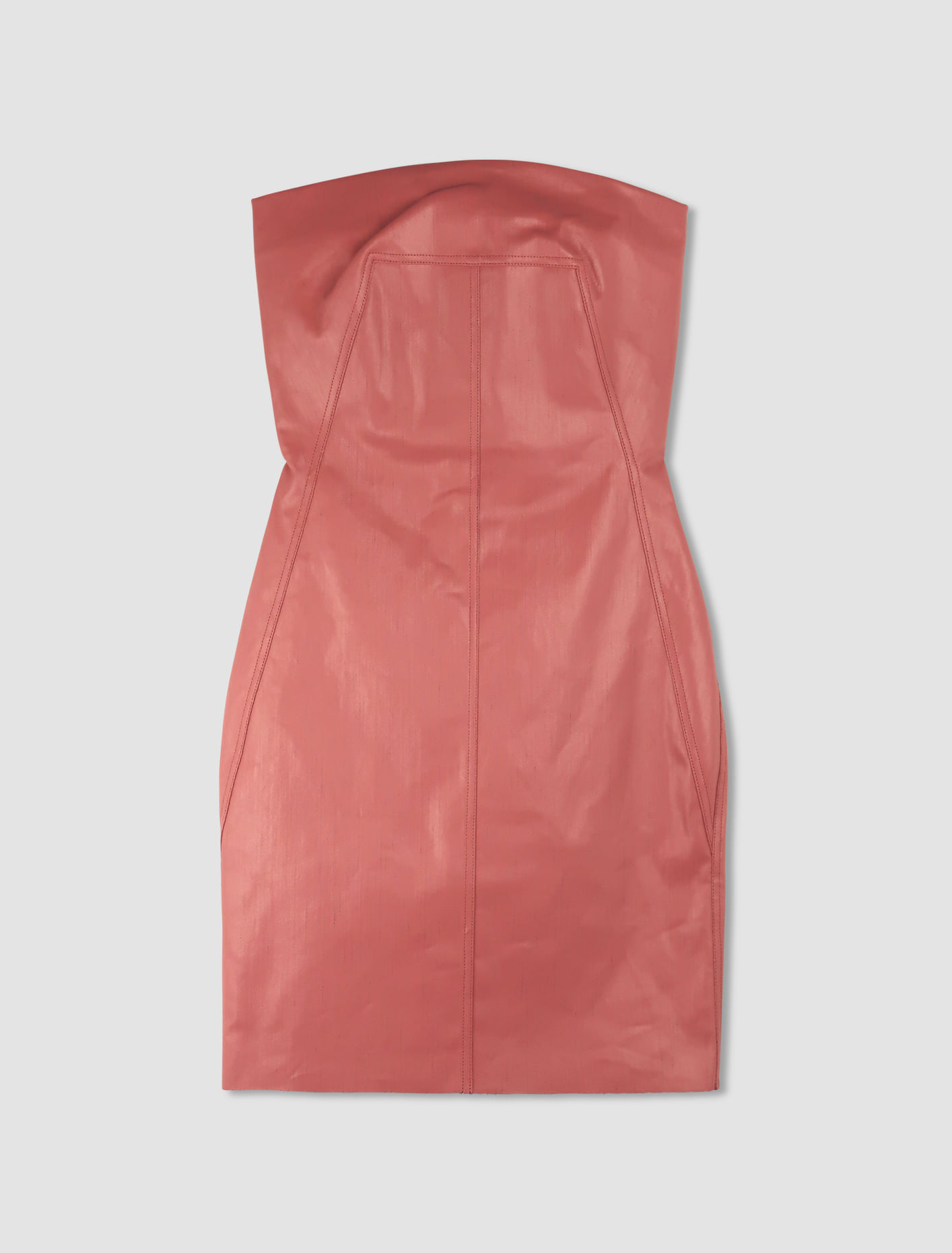 Shop Rick Owens Bustier Mini Dress In Thulian