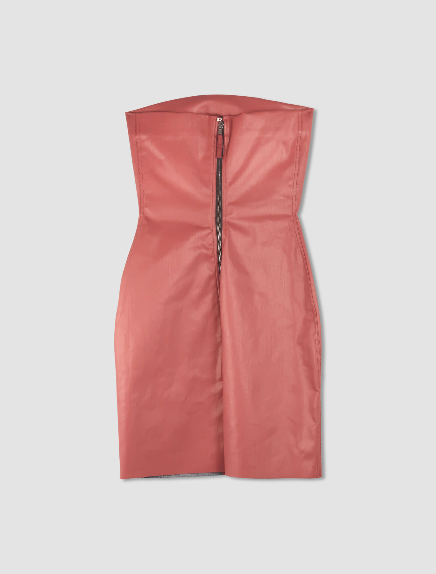 Shop Rick Owens Bustier Mini Dress In Thulian