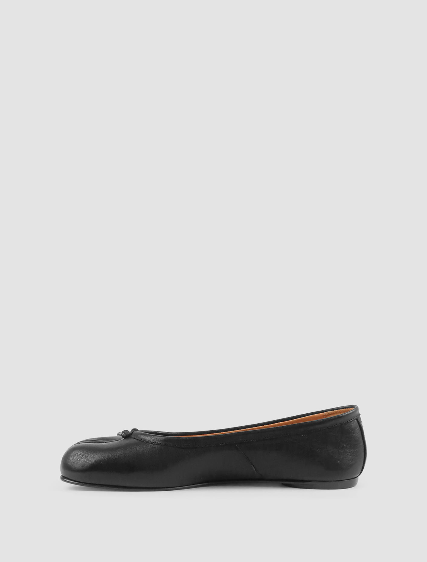 Shop Maison Margiela Of Course Flat Ballerina In Black