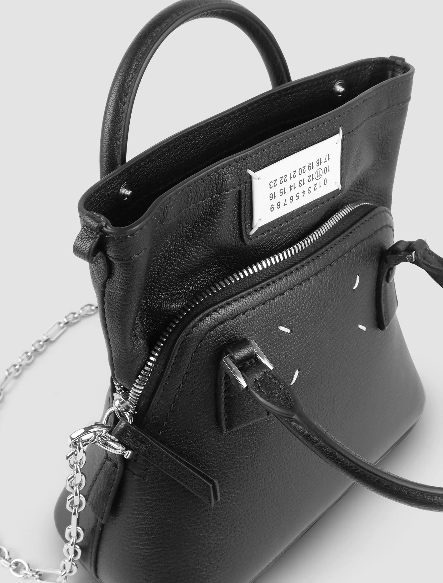 Shop Maison Margiela Mini Bag In Black