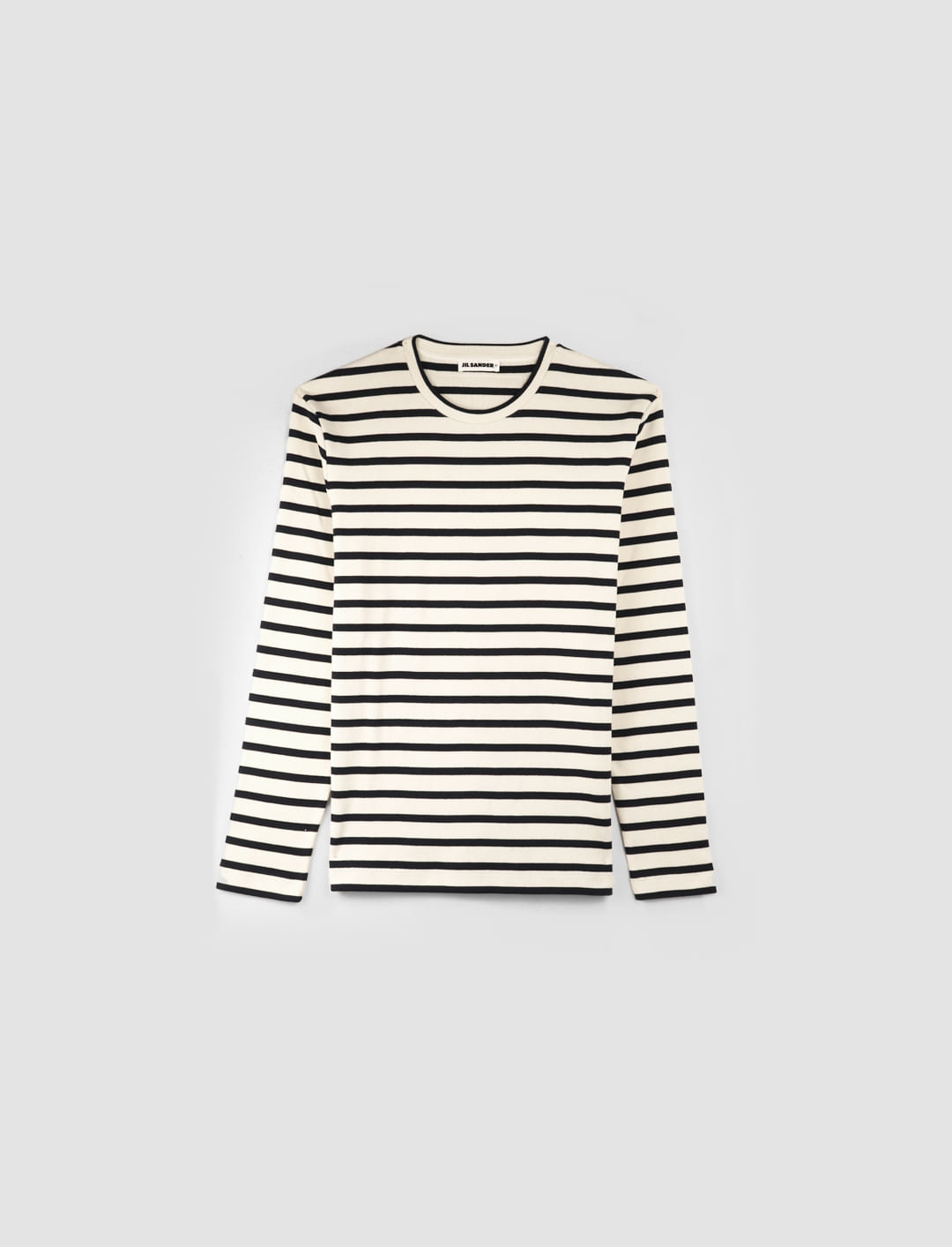 Shop Jil Sander Ls T-shirt In Bluejay