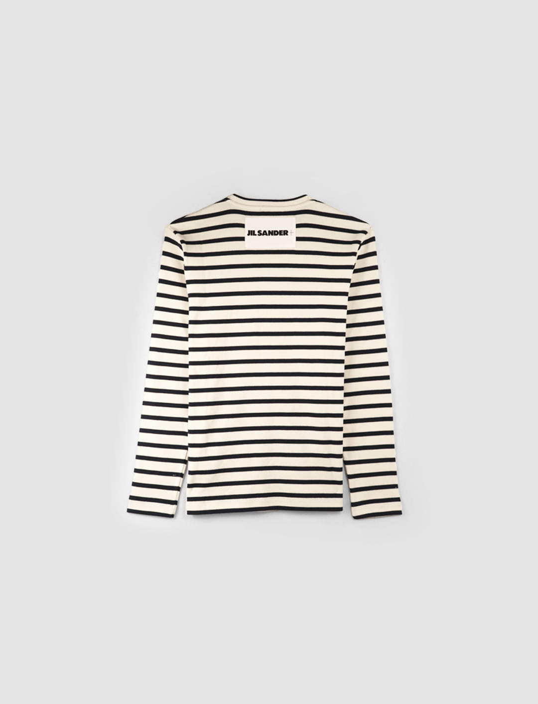 Shop Jil Sander Ls T-shirt In Bluejay