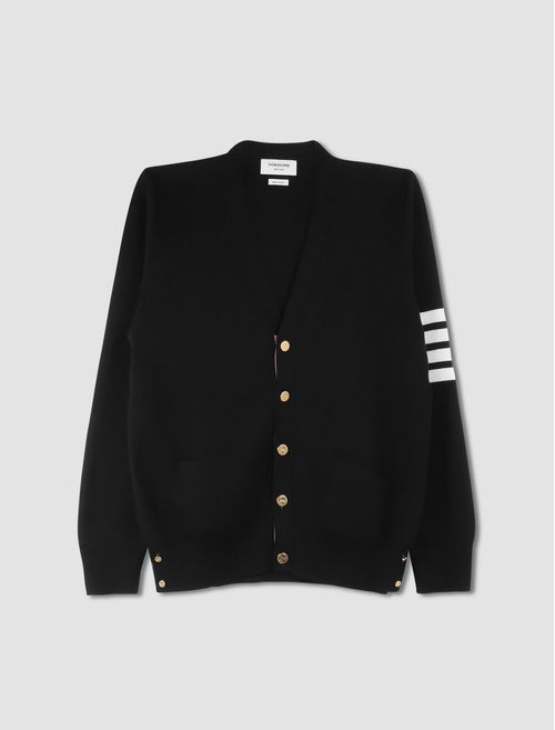 Cardigan scollo a V Milano stitch